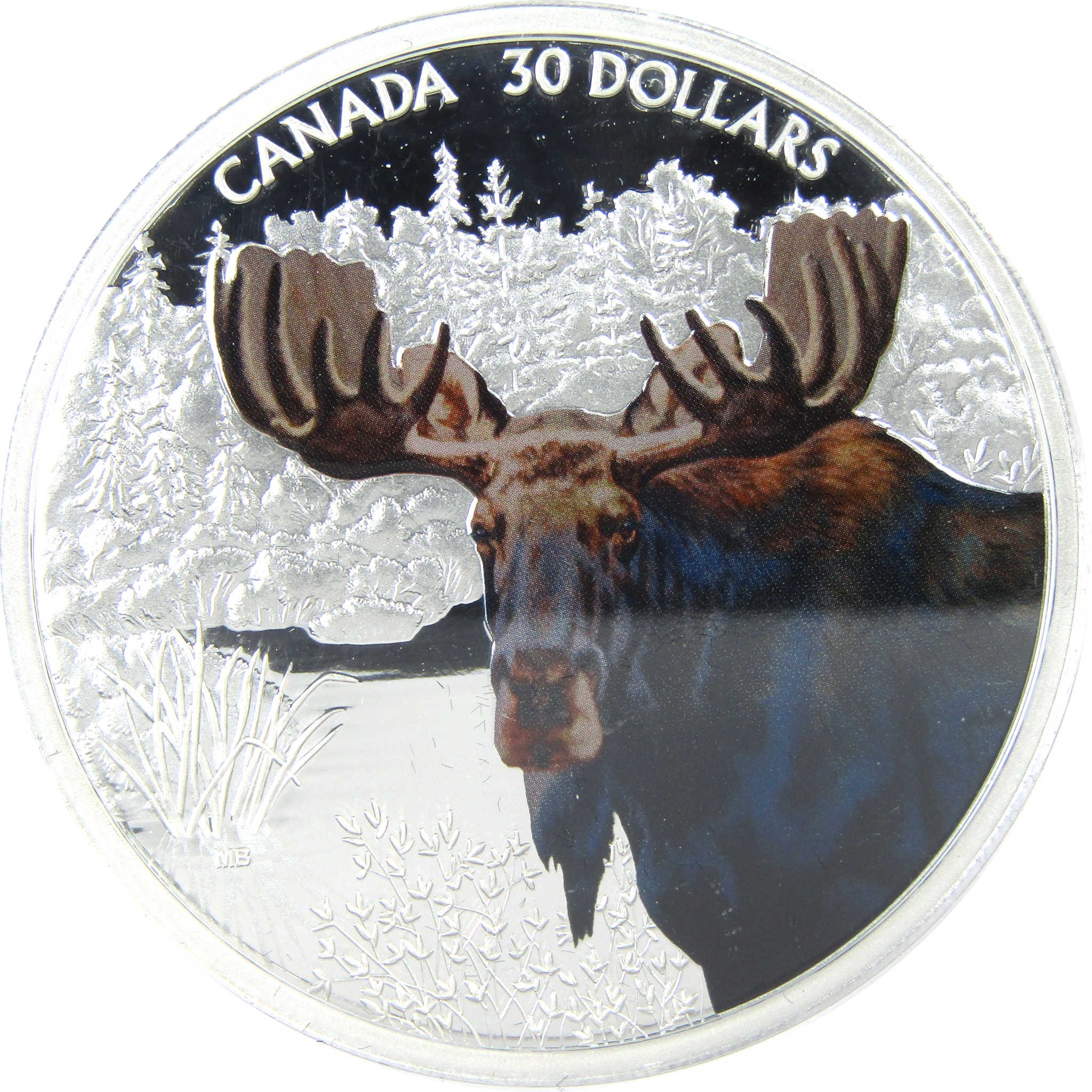 Imposing Icons Moose Silver $30 Proof 2020 Canada COA SKU:CPC7027