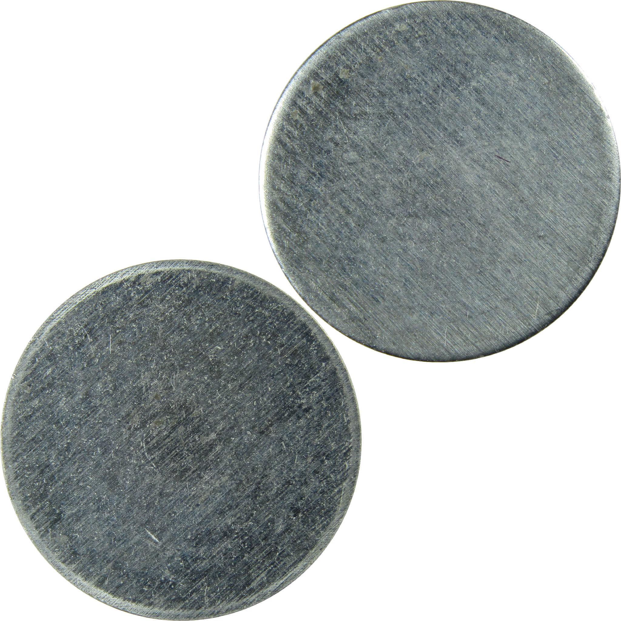 Unplated Zinc Cent Type 1 Blank Mint Error Coin Collectible
