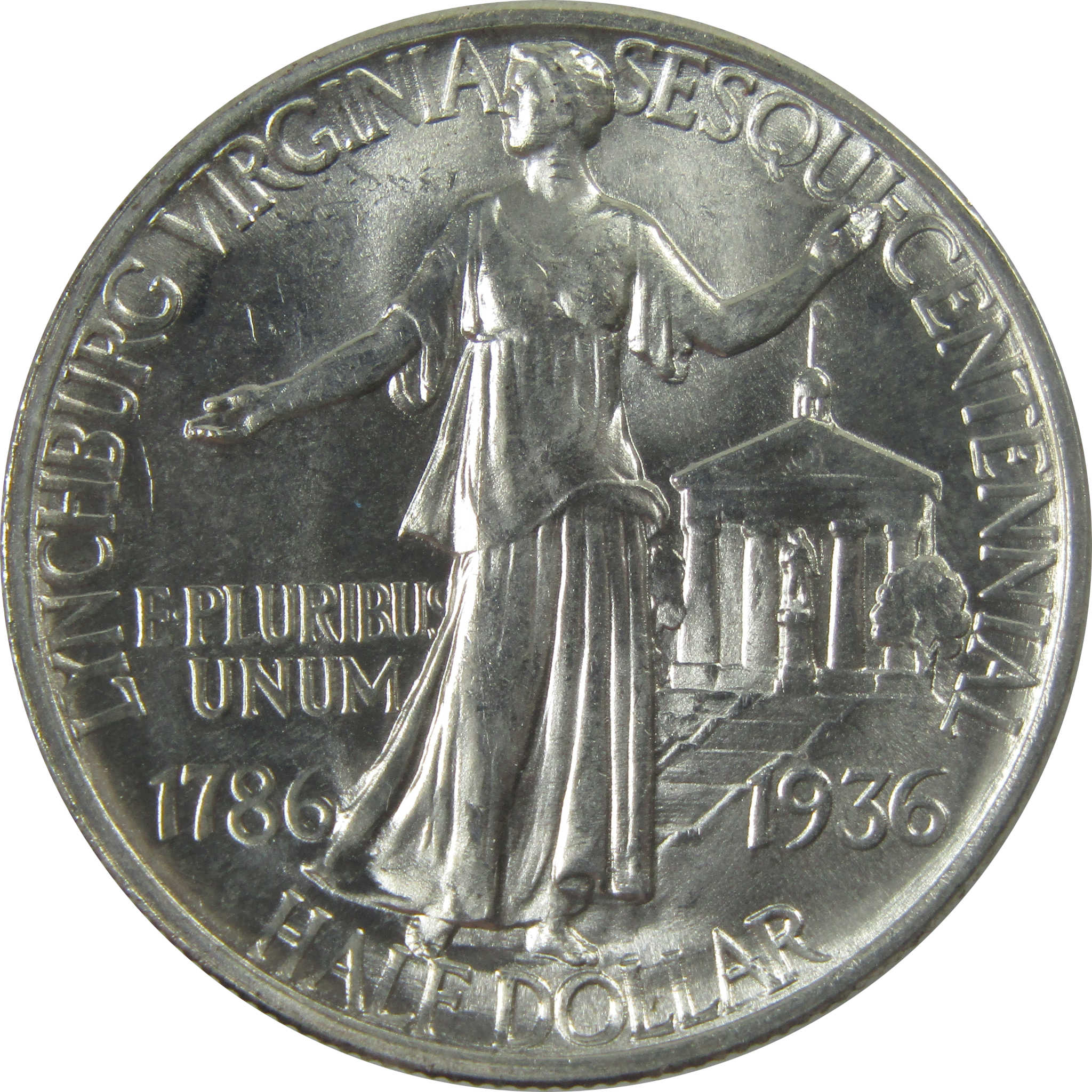 Lynchburg Virginia Commemorative Half Dollar 1936 BU Uncirculated