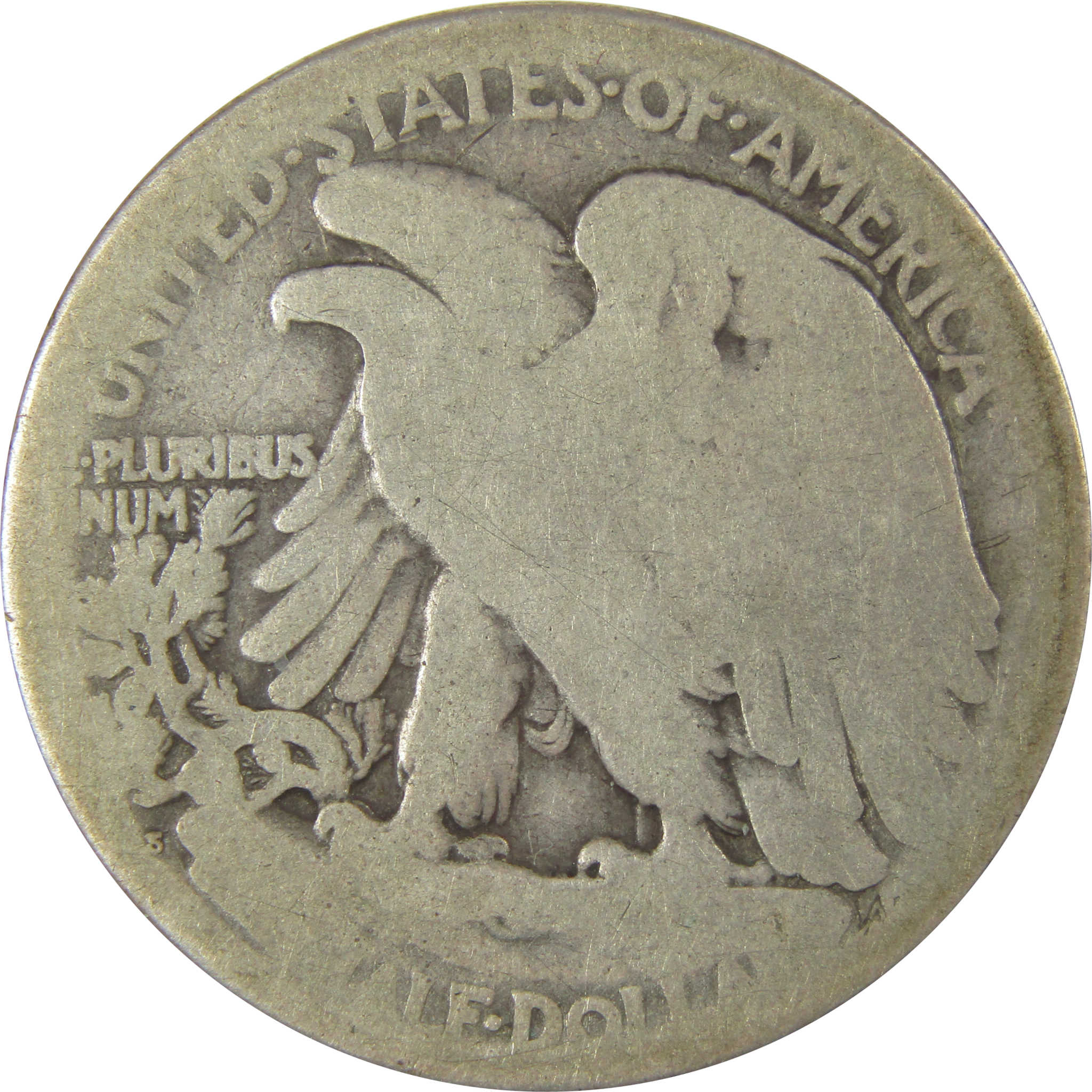 1921 S Liberty Walking Half Dollar AG About Good Silver SKU:I19294