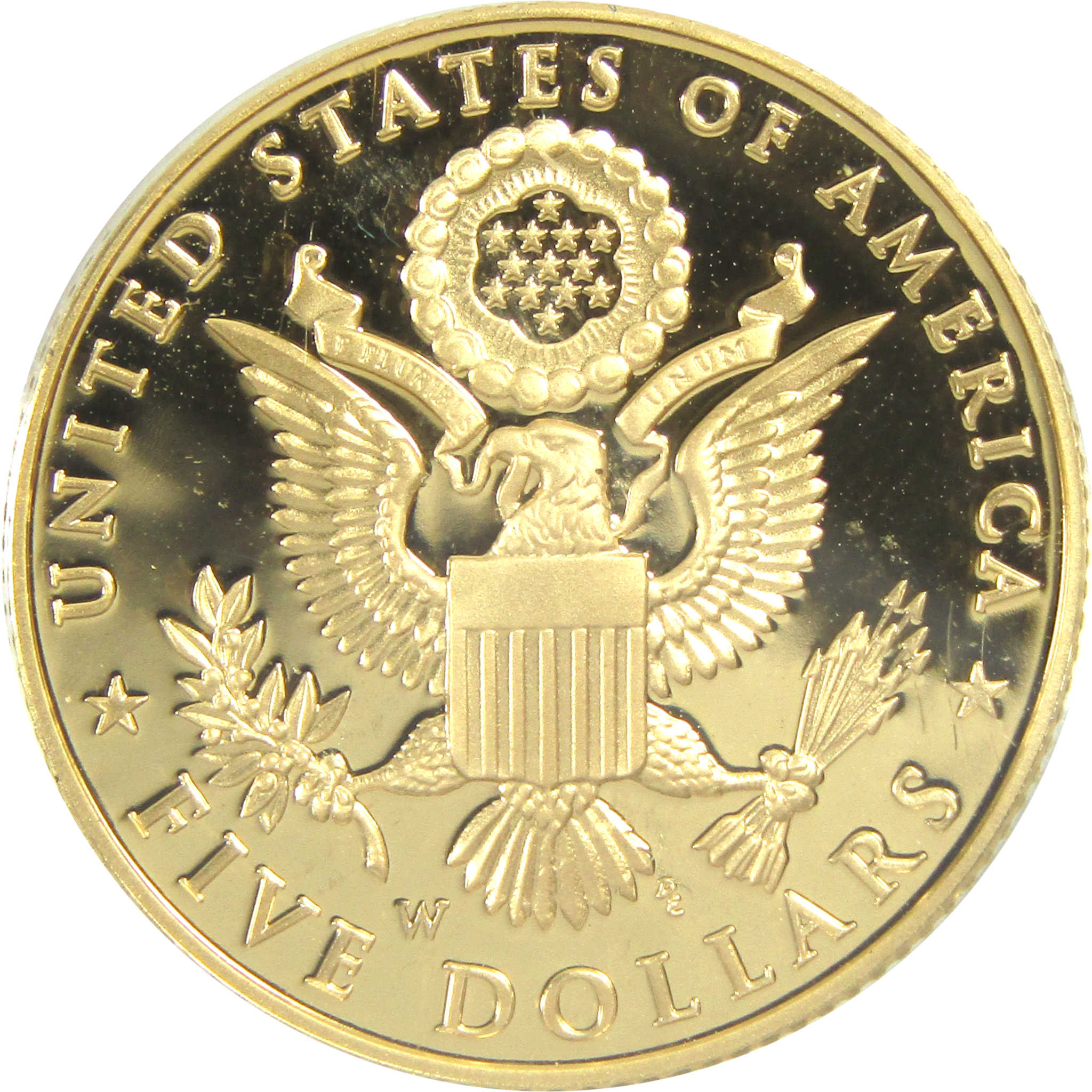 Bald Eagle Recovery Commemorative 2008 W Proof Gold $5 Coin