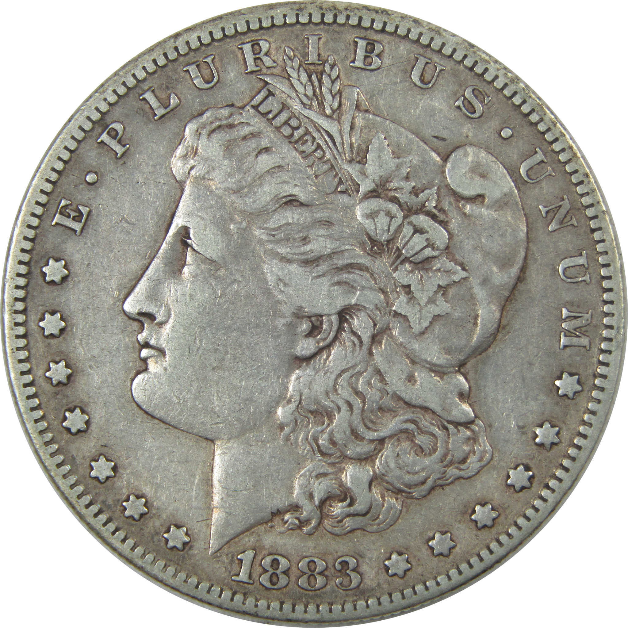 1883 S Morgan Dollar XF EF Extremely Fine Silver $1 Coin SKU:I15481 - Morgan coin - Morgan silver dollar - Morgan silver dollar for sale - Profile Coins &amp; Collectibles