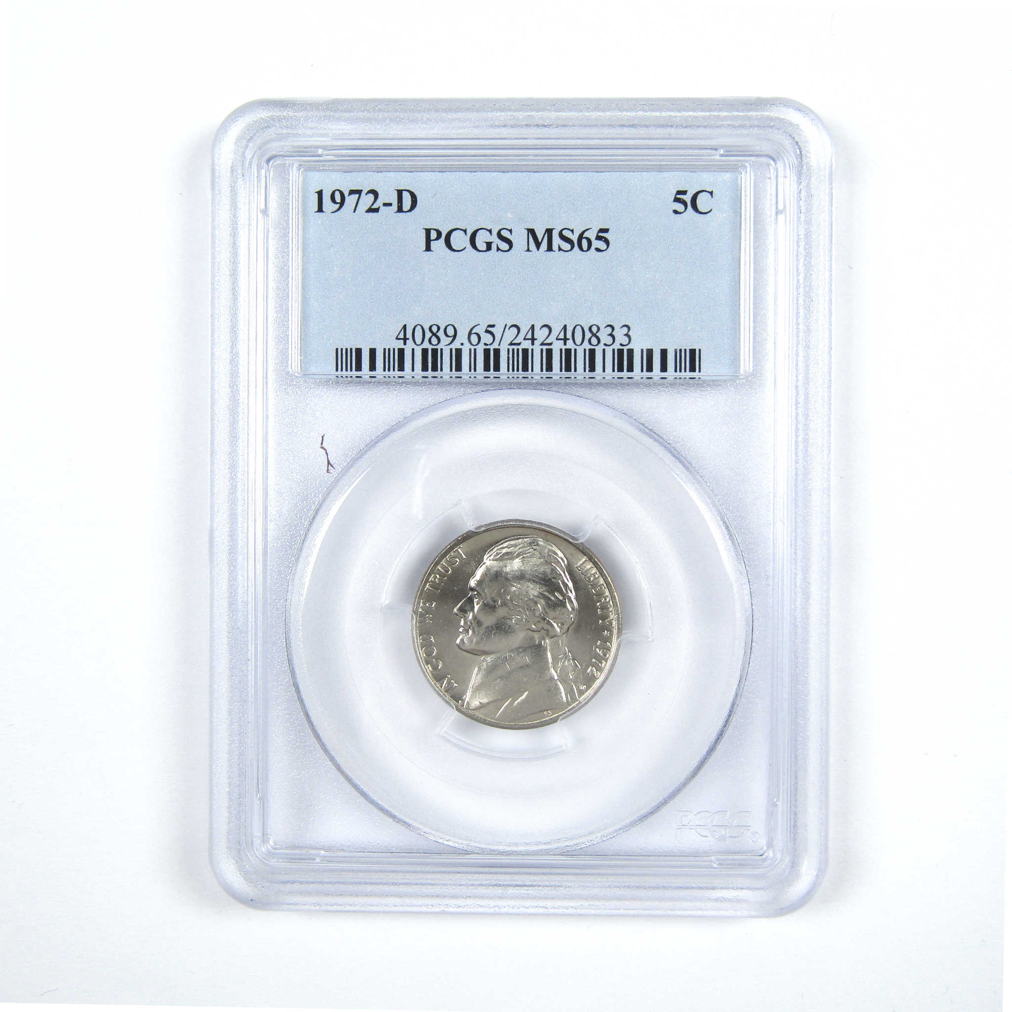 1972 D Jefferson Nickel MS 65 PCGS 5c Uncirculated Coin SKU:CPC5240