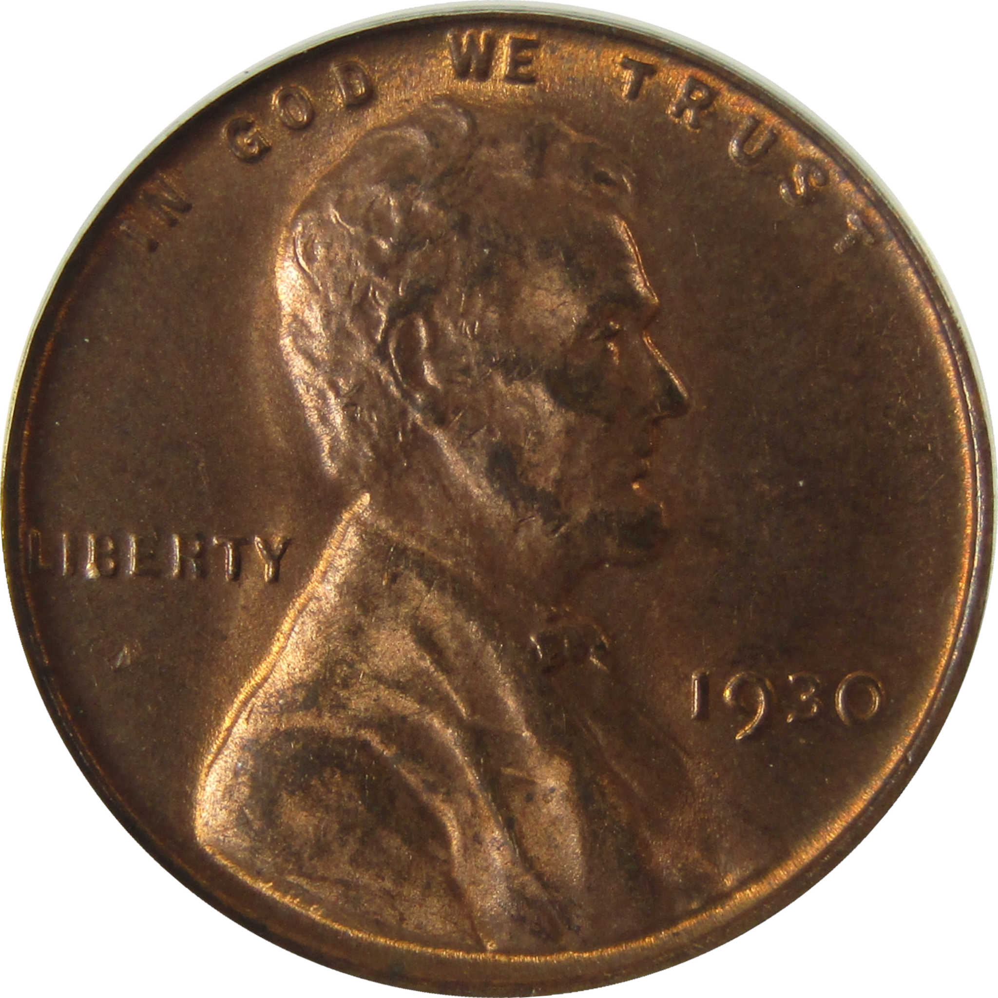 1930 Lincoln Wheat Cent MS 62 RB ANACS Uncirculated Penny SKU:I28441