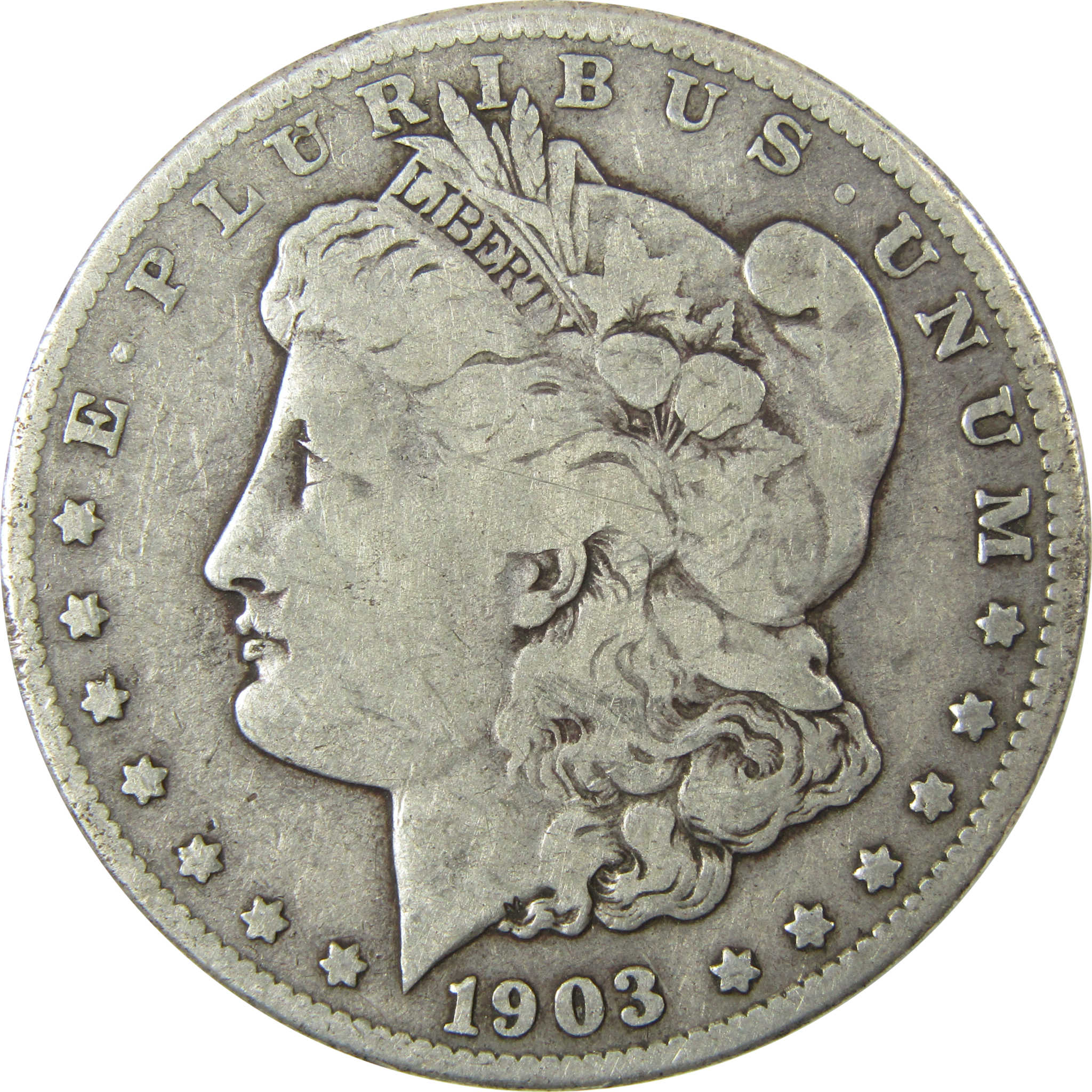 1903 S Morgan Silver Dollar F Fine $1 Coin Collectible SKU:CP1375 - Morgan coin - Morgan silver dollar - Morgan silver dollar for sale - Profile Coins &amp; Collectibles