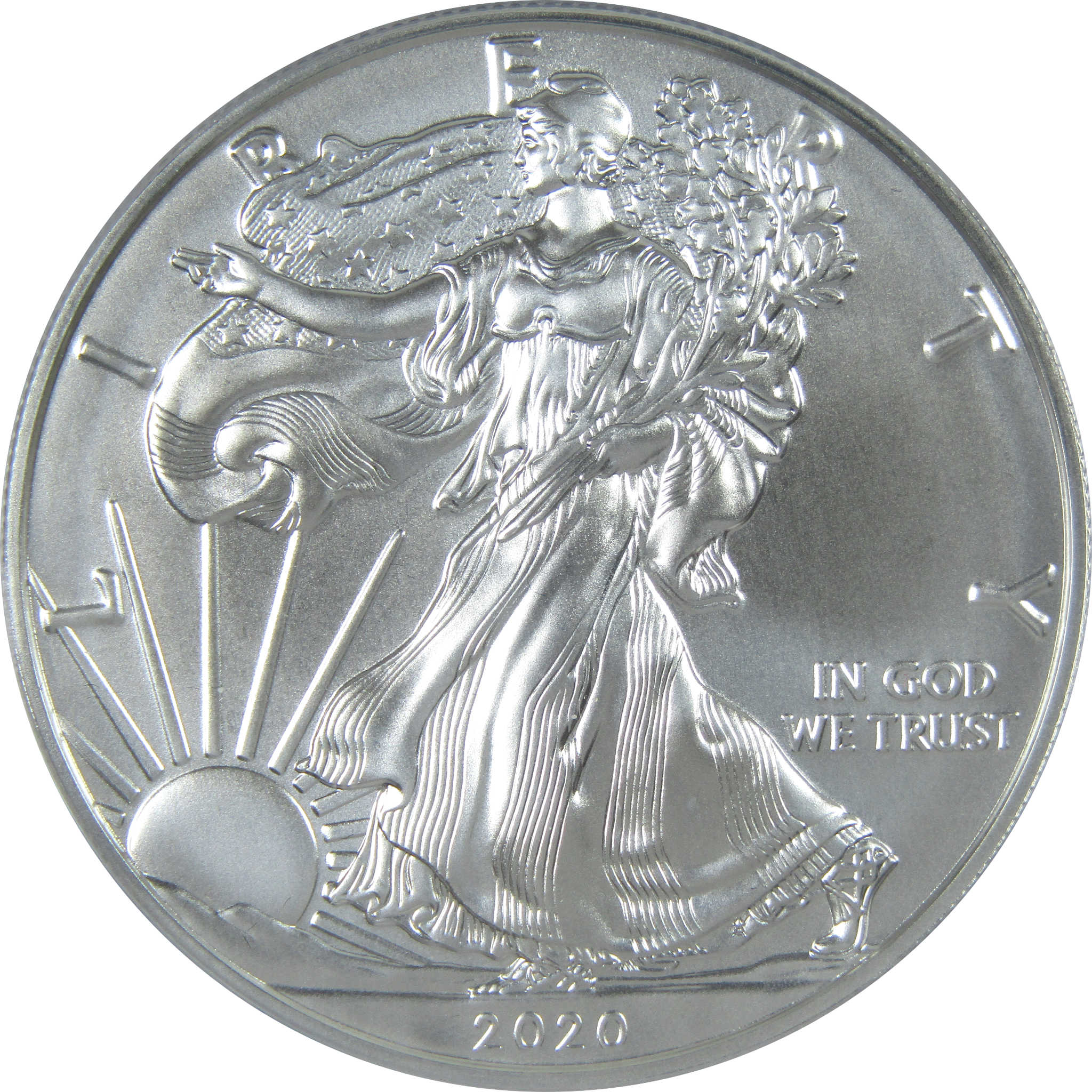 2020 W American Silver Eagle SP 70 ANACS $1 Burnished SKU:CPC8041