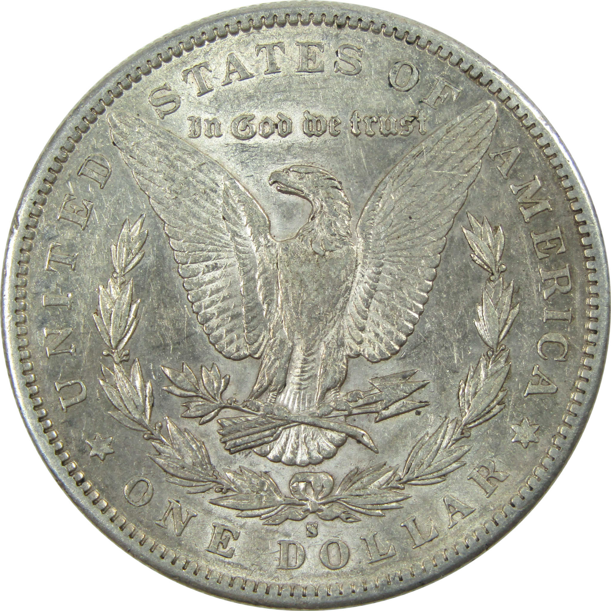 1897 S Morgan Dollar AU About Uncirculated Silver $1 Coin SKU:I13727 - Morgan coin - Morgan silver dollar - Morgan silver dollar for sale - Profile Coins &amp; Collectibles