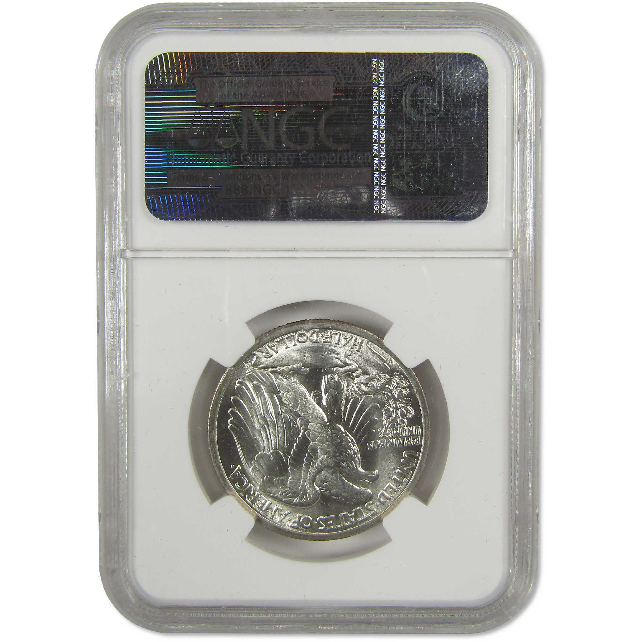 1942 D Liberty Walking Half Dollar MS 66 NGC Silver Uncirculated