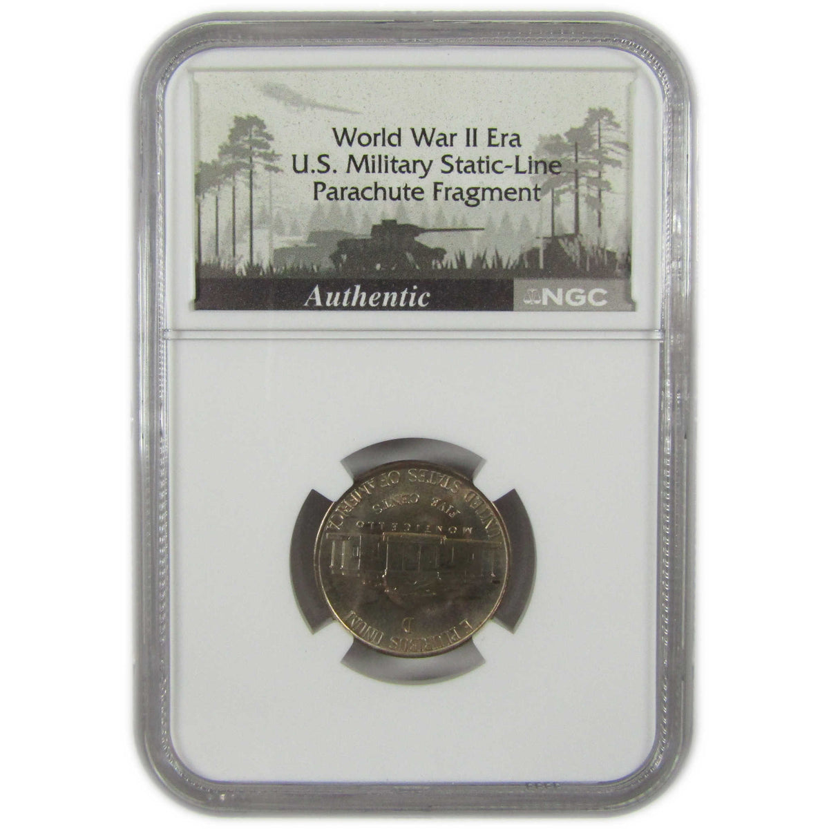 1944 D Jefferson Wartime Silver Nickel MS 67 NGC 5c Coin SKU:I28711