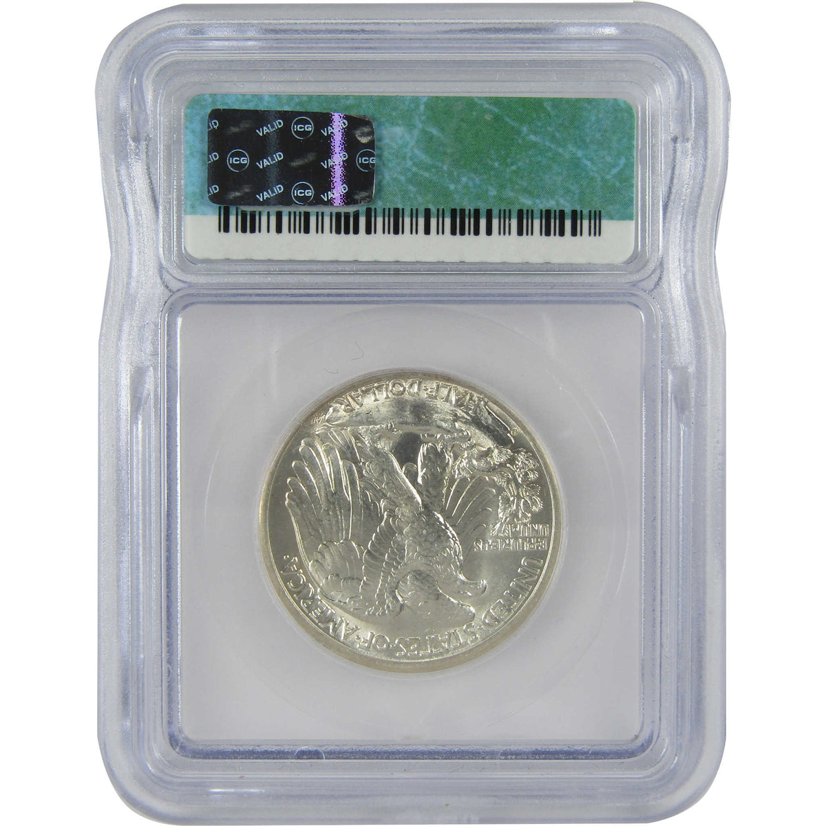 1944 D Liberty Walking Silver Half Dollar MS 64 ICG Coin SKU:I28815