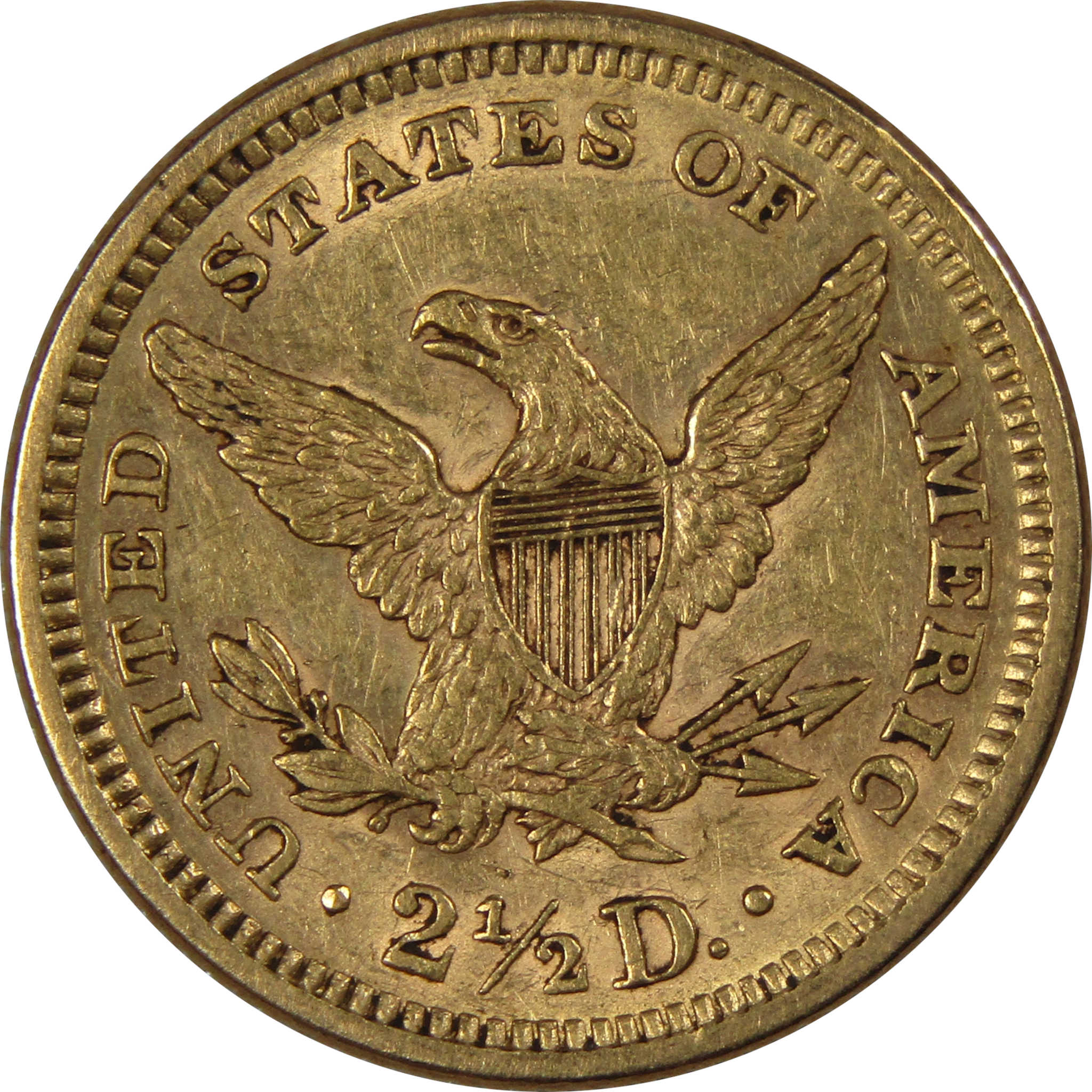 1878 Liberty Head Quarter Eagle AU About Uncirculated Gold SKU:IPC9625