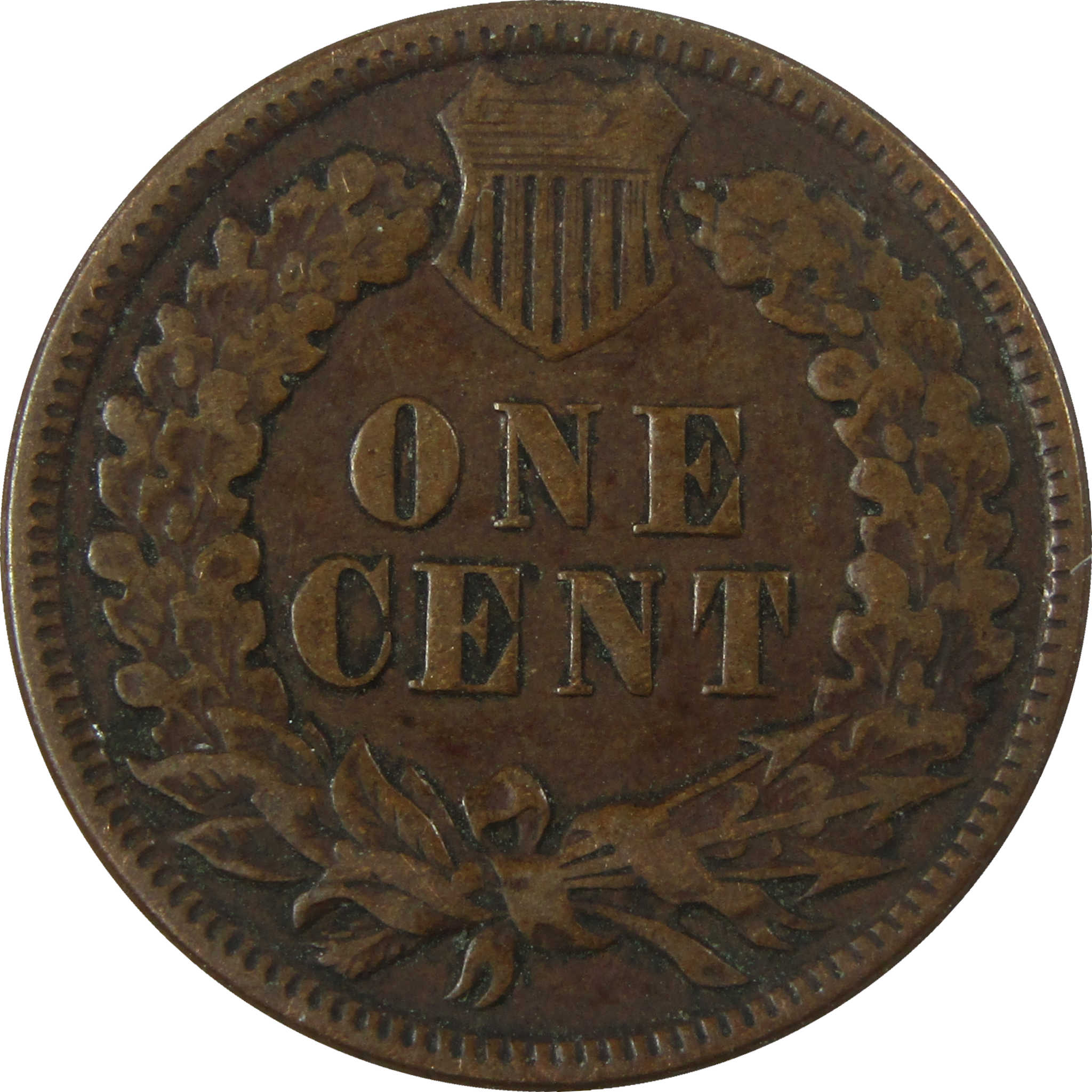 1887 Indian Head Cent F Fine Penny 1c Coin Collectible SKU:I26931