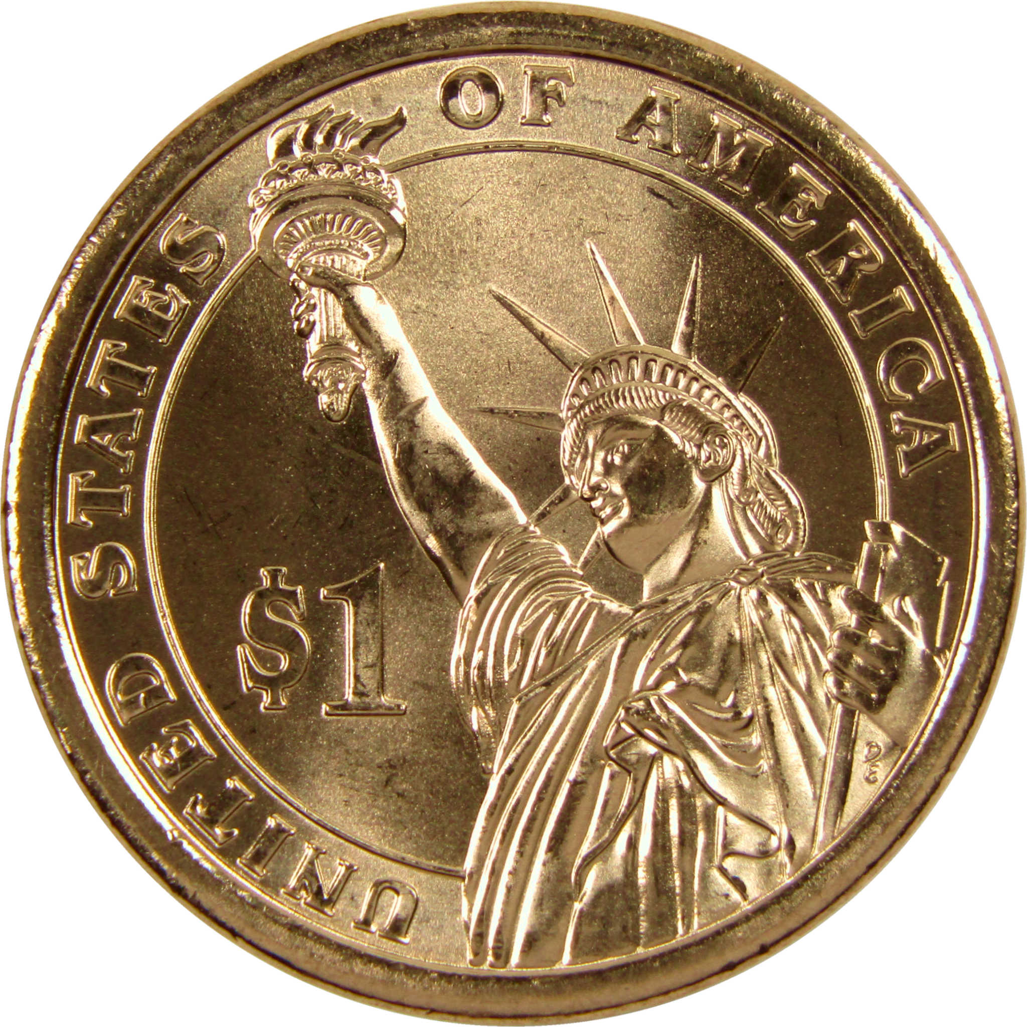 2008 D John Quincy Adams Presidential Dollar BU Uncirculated $1 Coin