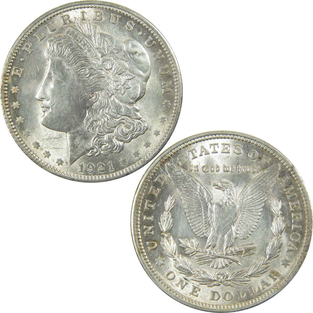 1921 Morgan Silver Dollar AU About Uncirculated Details SKU:CP1783