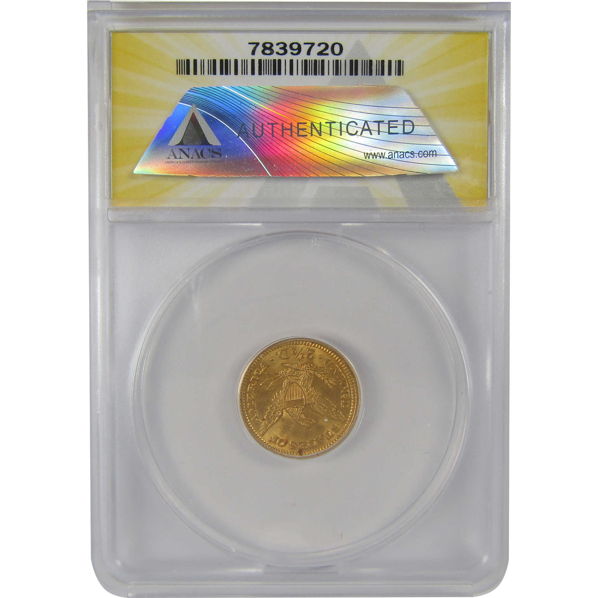 1904 Liberty Head Gold Quarter Eagle MS 63 ANACS SKU:I25059