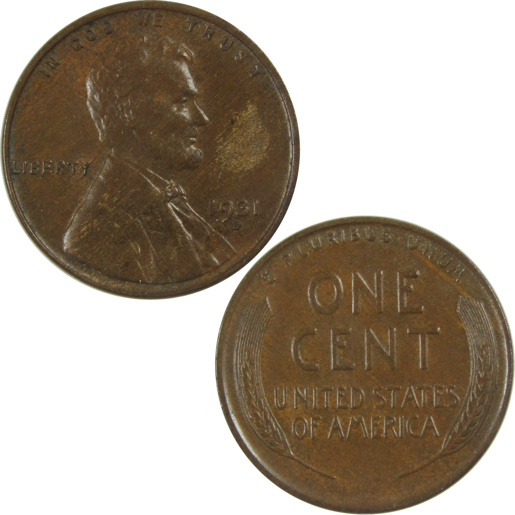 1931 D Lincoln Wheat Cent AU About Uncirculated Penny SKU:CPC8784