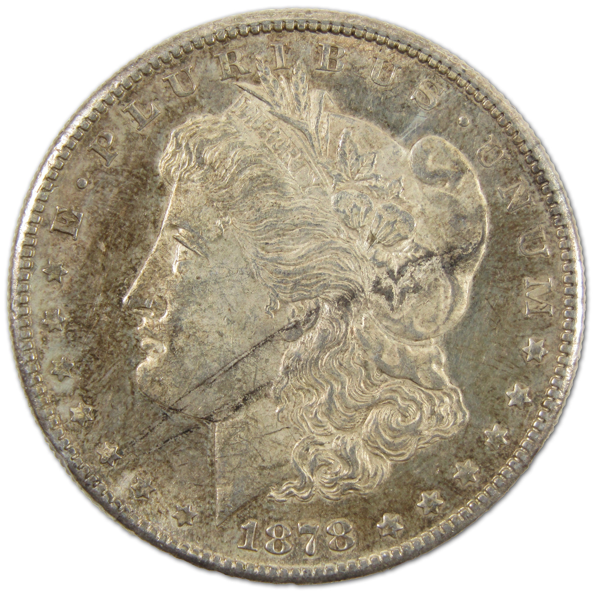 1878 S Morgan Dollar Borderline Uncirculated Silver $1 Coin SKU:I10896 - Morgan coin - Morgan silver dollar - Morgan silver dollar for sale - Profile Coins &amp; Collectibles