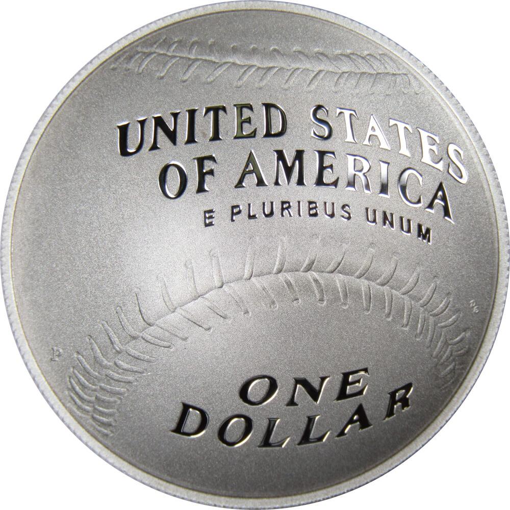 National Baseball Hall of Fame Commemorative 2014 P Proof Silver $1