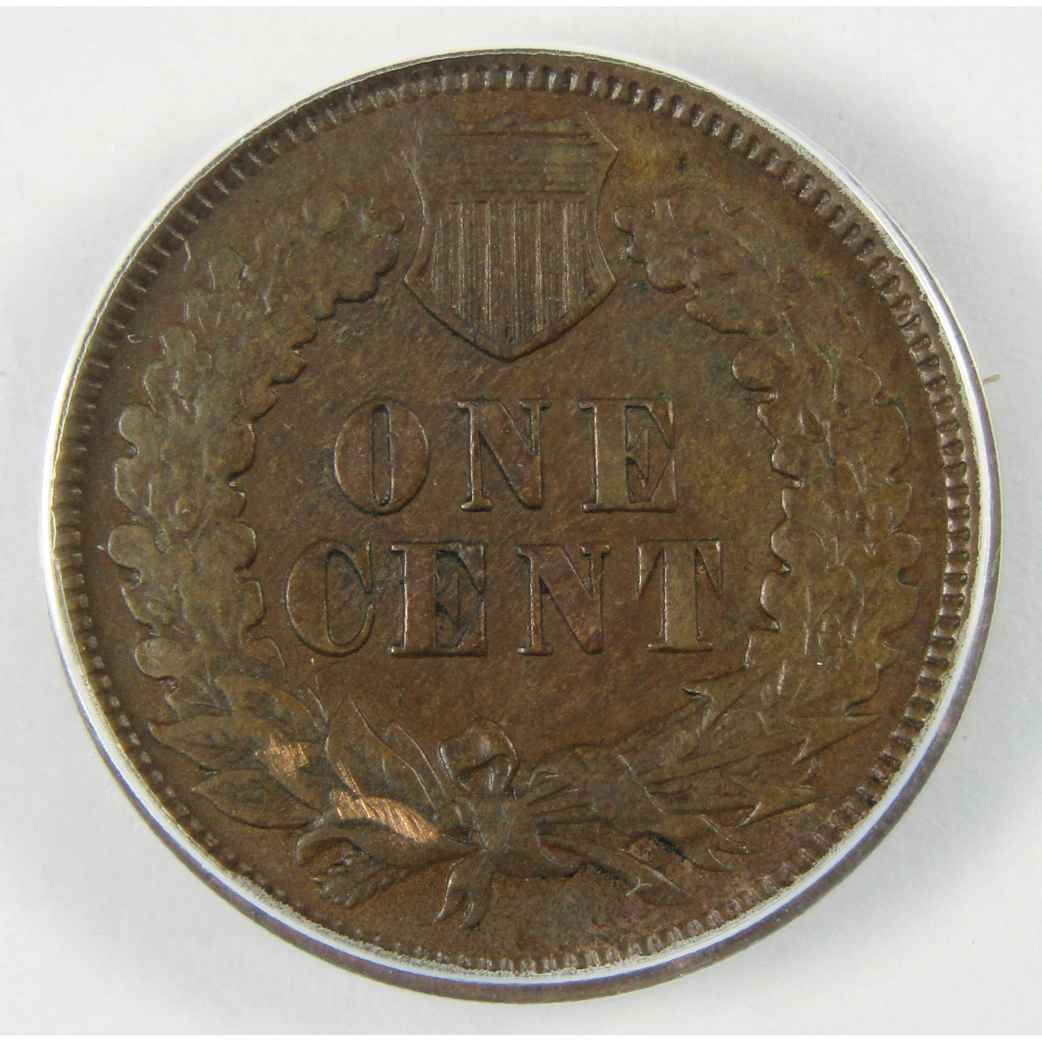1873 Open 3 Indian Head Cent VF 30 Details ANACS Penny SKU:CP590