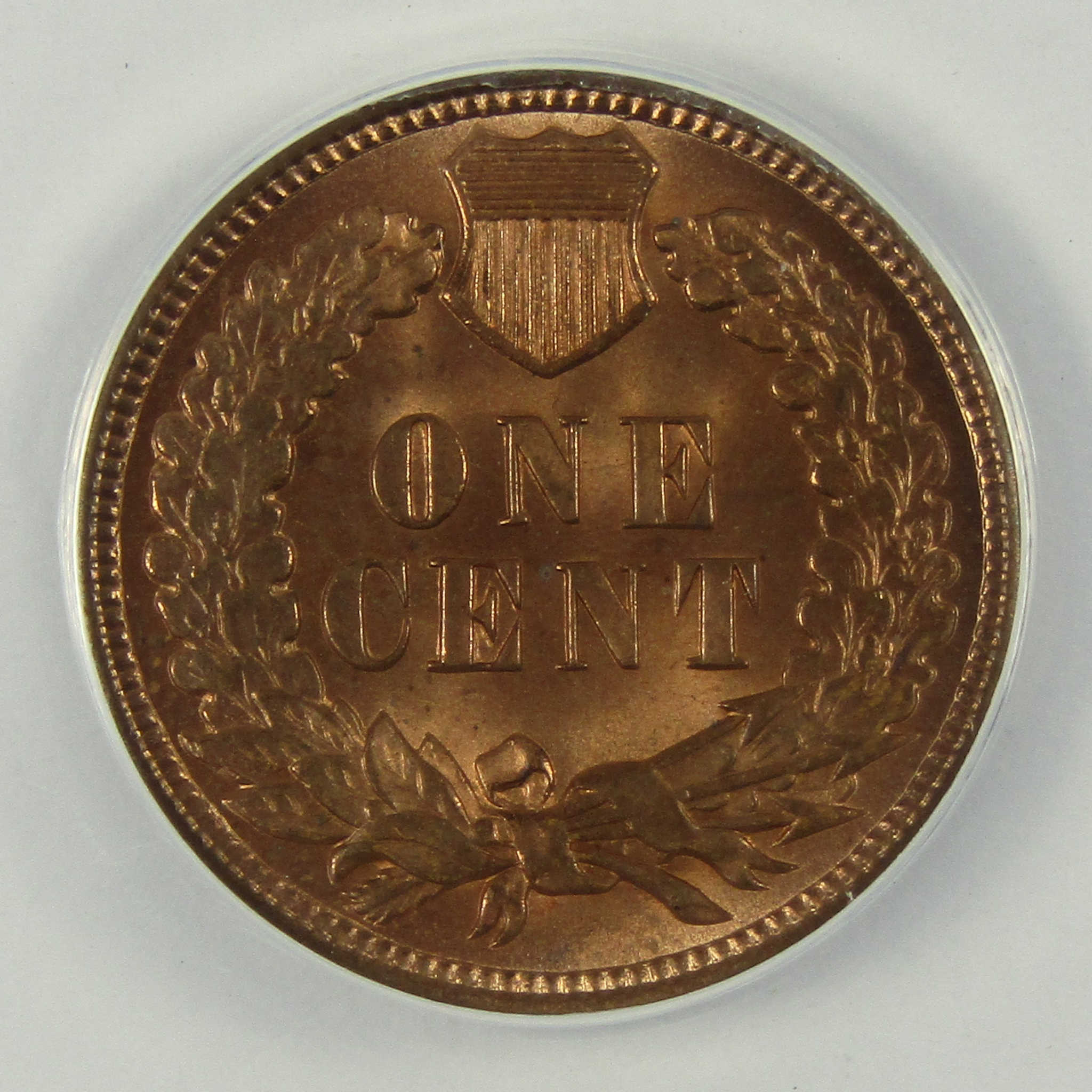 1909 Indian Head Cent MS 62 RB ANACS Uncirculated Penny SKU:I28403