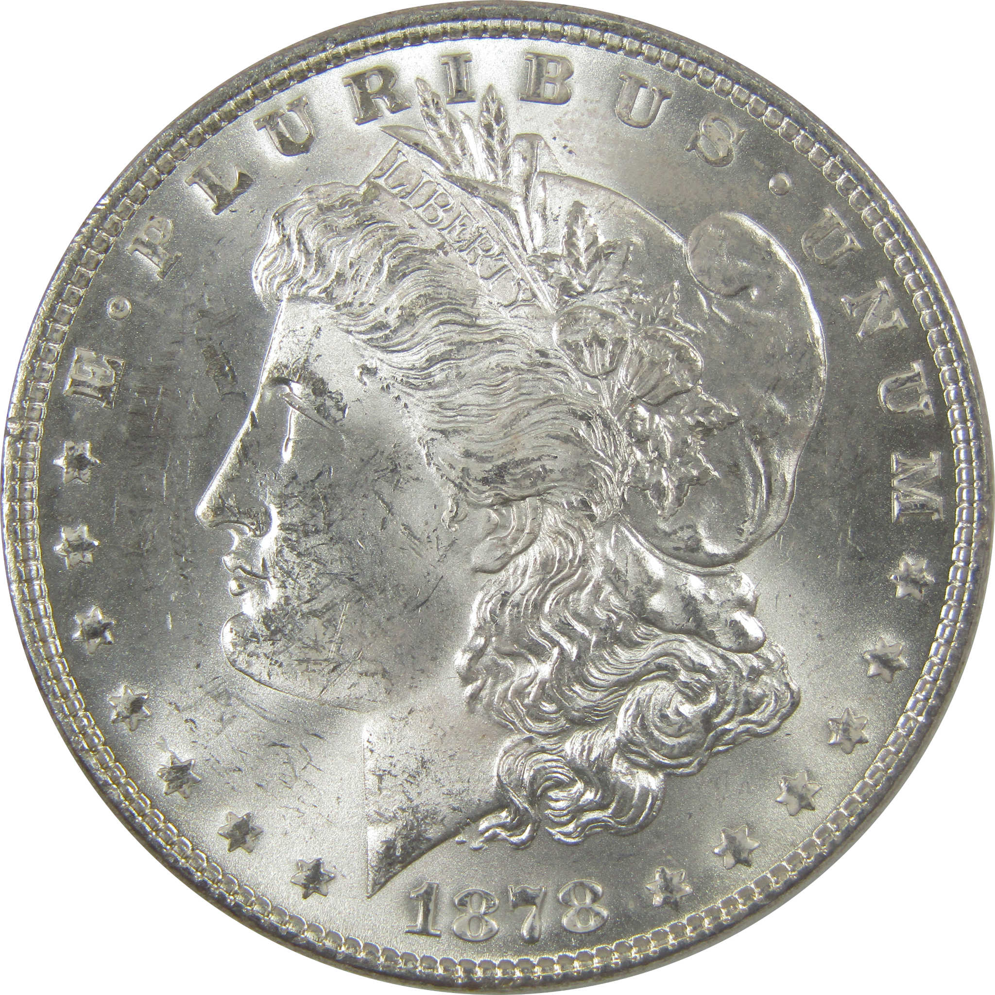 1878 7TF Rev 78 Morgan Silver $1 Uncirculated Toned SKU:I23576