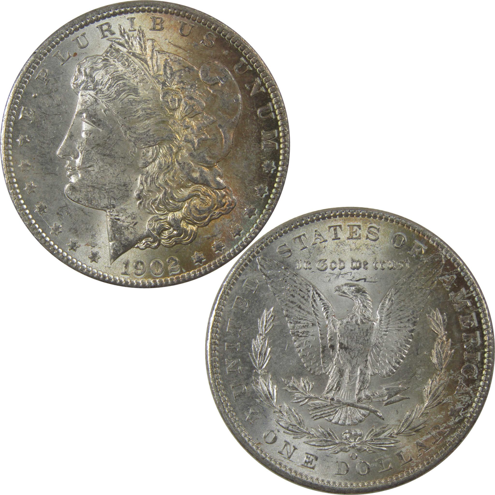1902 O Morgan Silver Dollar Uncirculated Mint State Toned SKU:I24083