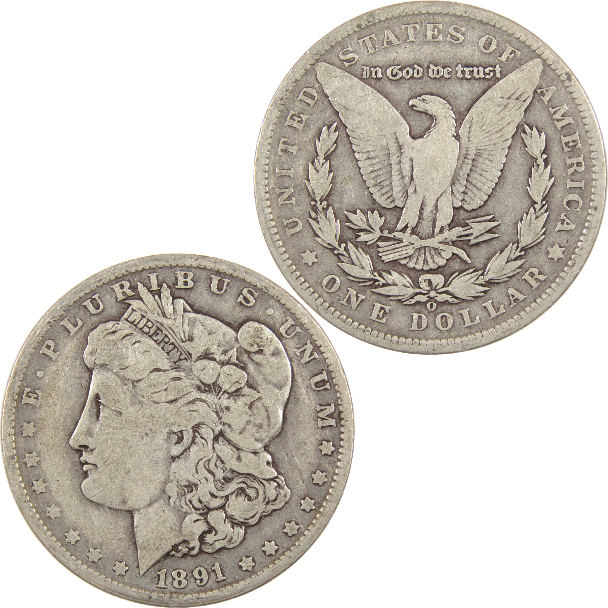1891 O Morgan Dollar F Fine Silver $1 Coin SKU:I11409 - Morgan coin - Morgan silver dollar - Morgan silver dollar for sale - Profile Coins &amp; Collectibles