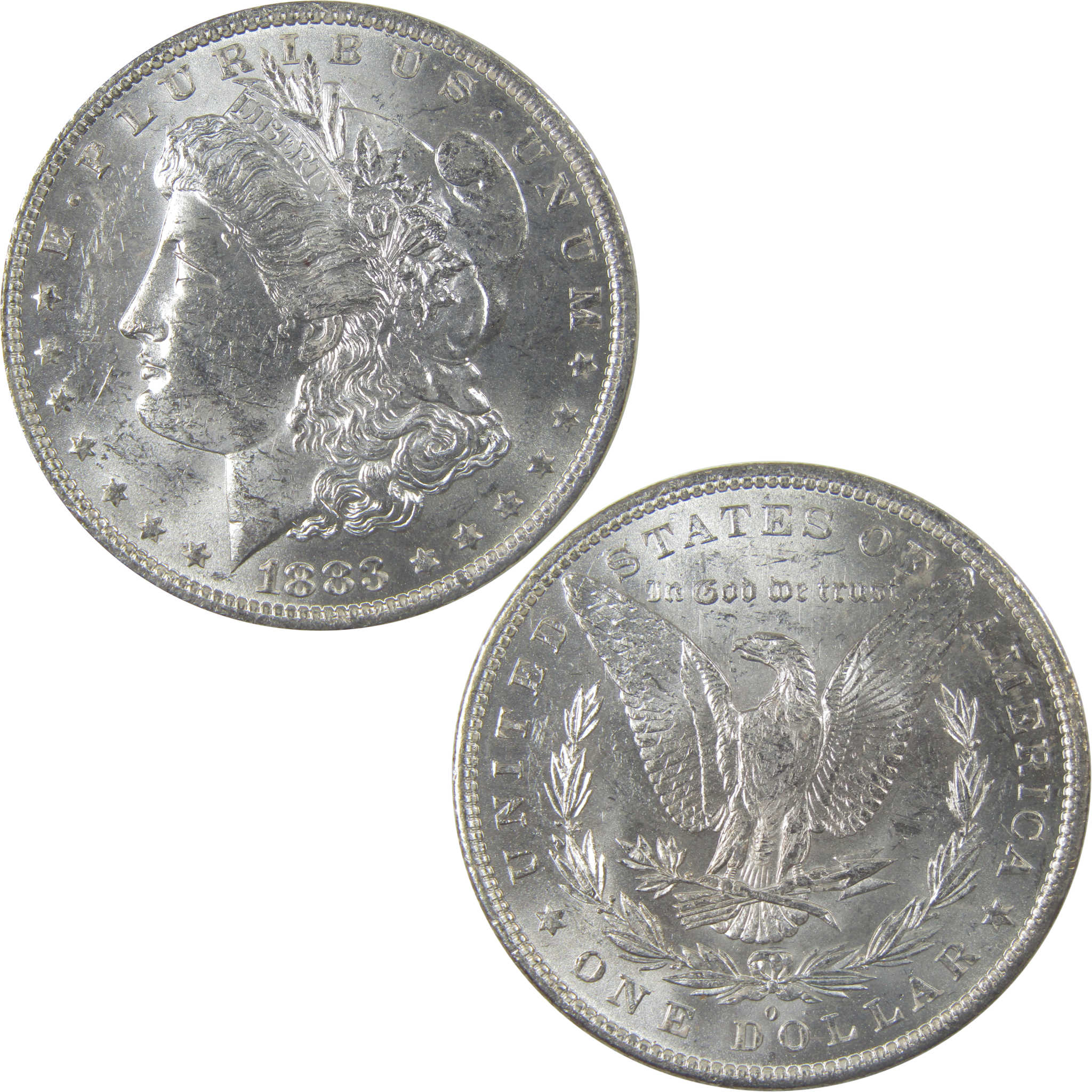 1883 O Morgan Silver Dollar Uncirculated Mint State $1 Coin SKU:I24843 - Morgan coin - Morgan silver dollar - Morgan silver dollar for sale - Profile Coins &amp; Collectibles