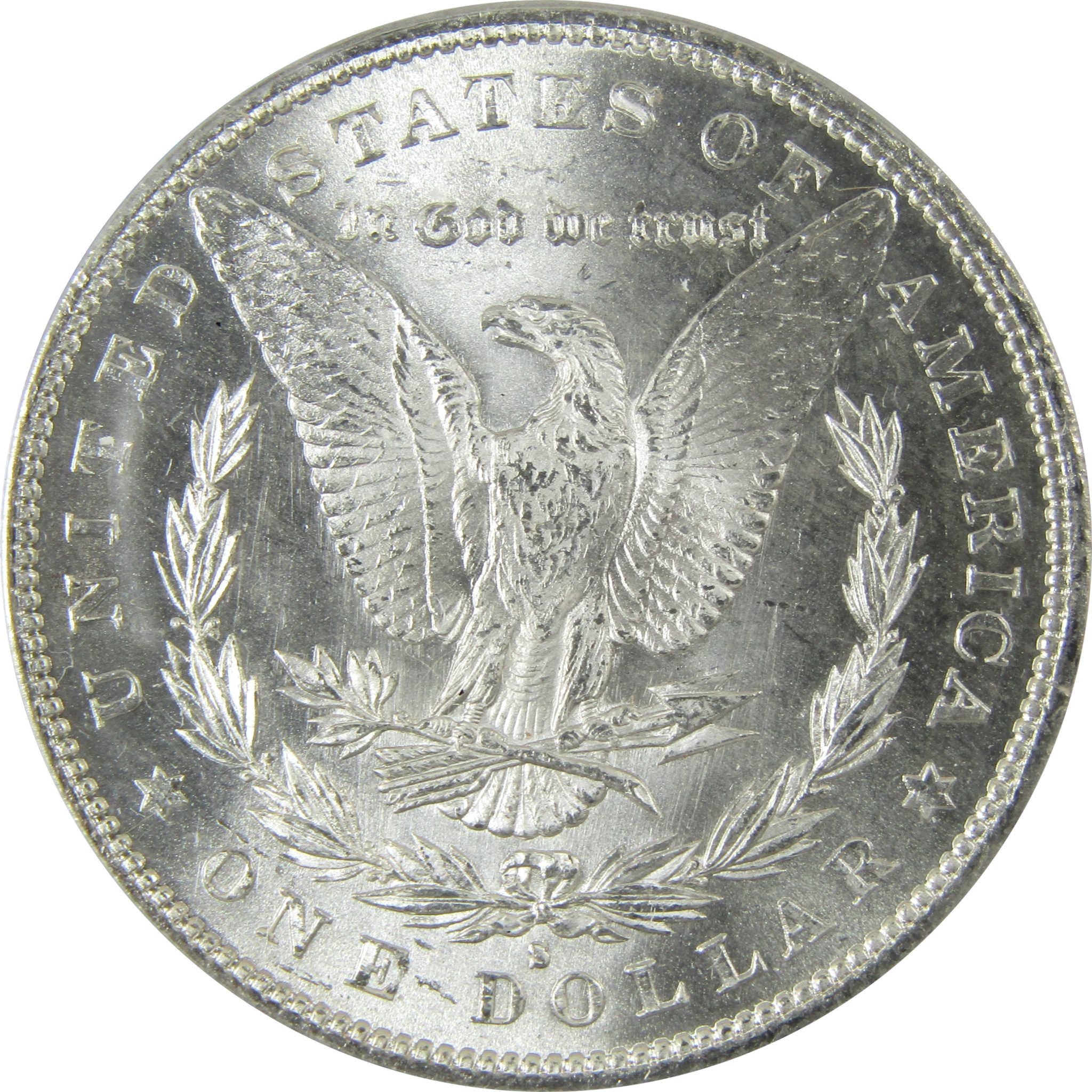 1879 S Rev 79 Morgan Silver Dollar MS 63 ANACS Uncirculated SKU:CP614 - Morgan coin - Morgan silver dollar - Morgan silver dollar for sale - Profile Coins &amp; Collectibles