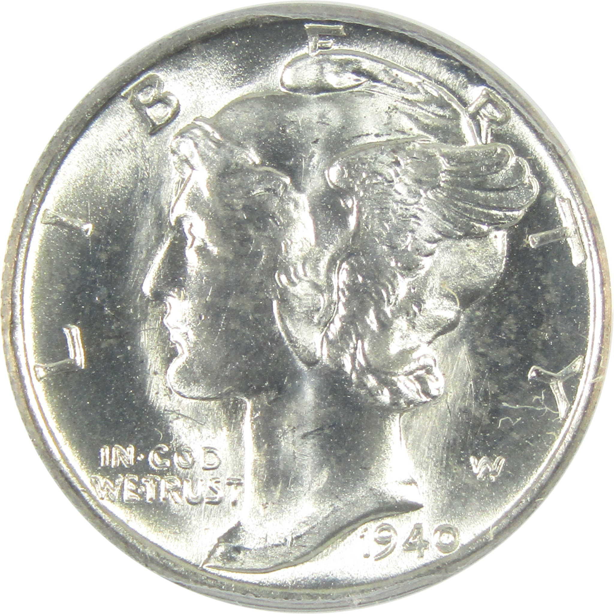 1940 S Mercury Dime MS 65 ANACS Silver 10c Uncirculated SKU:I15011