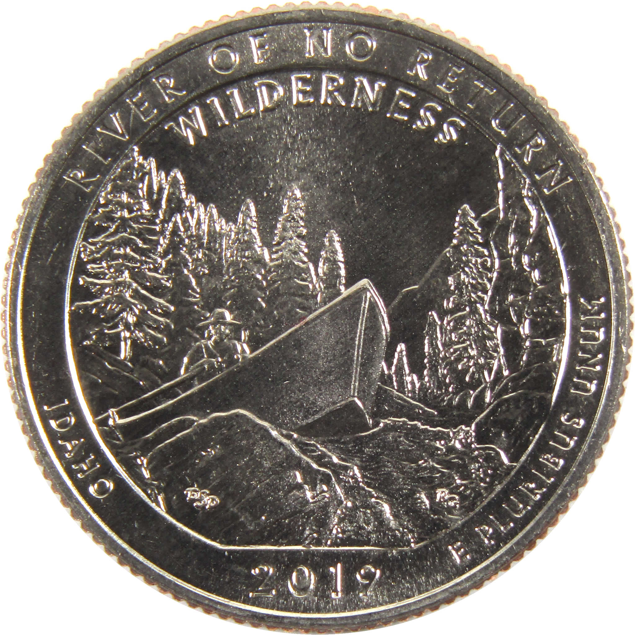2019 S Frank Church River National Park Quarter Uncirculated Clad Coin
