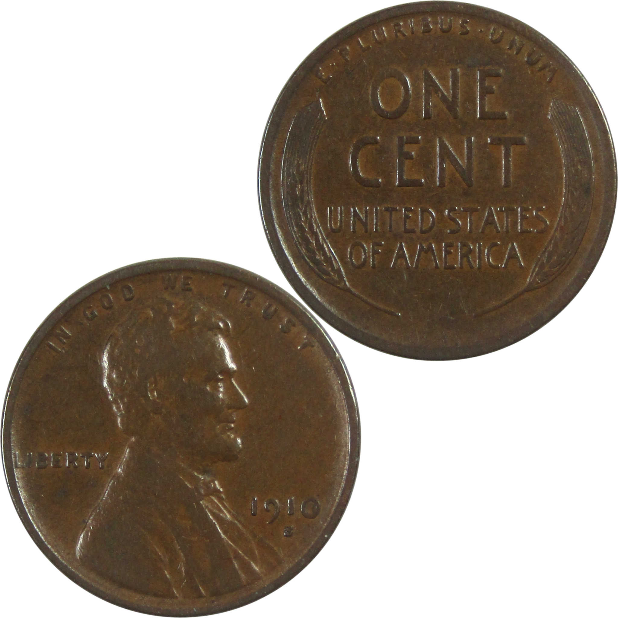 1910 S Lincoln Wheat Cent VF Very Fine Penny 1c Coin SKU:CPC7905