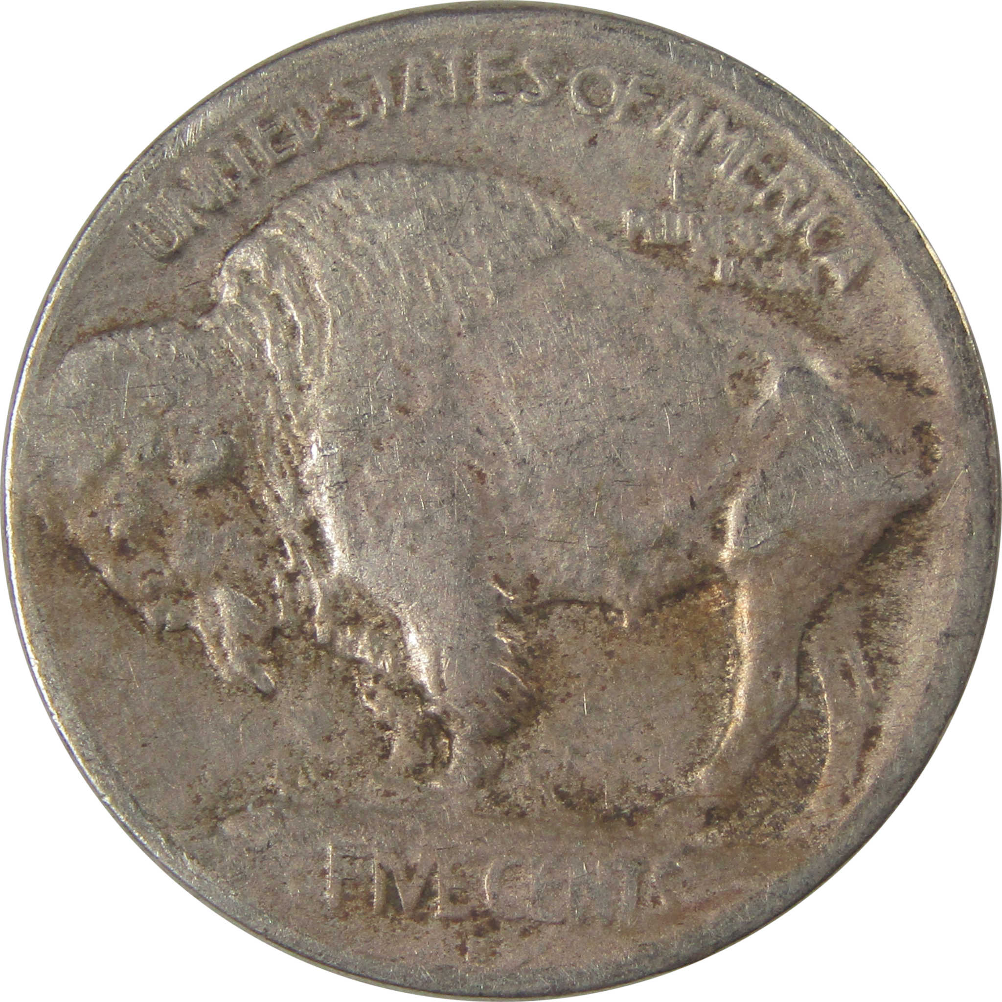 1913 S Type 1 Indian Head Buffalo Nickel F Fine Details SKU:I22915