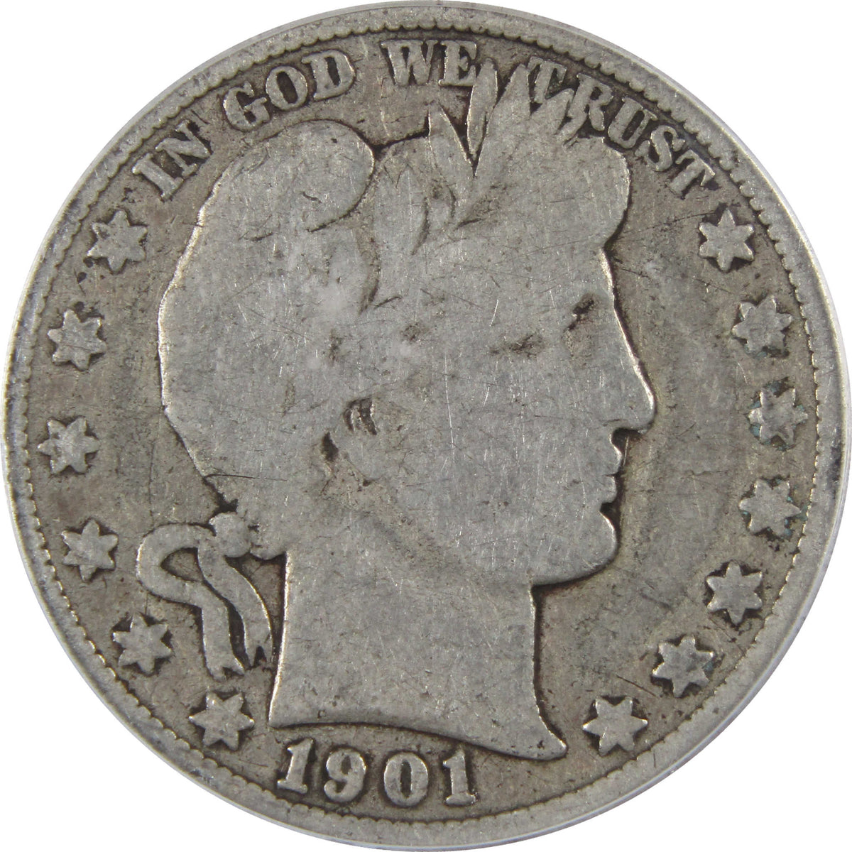 1901 O Barber Silver Half Dollar VG 8 ICG 50c Coin SKU:I29068