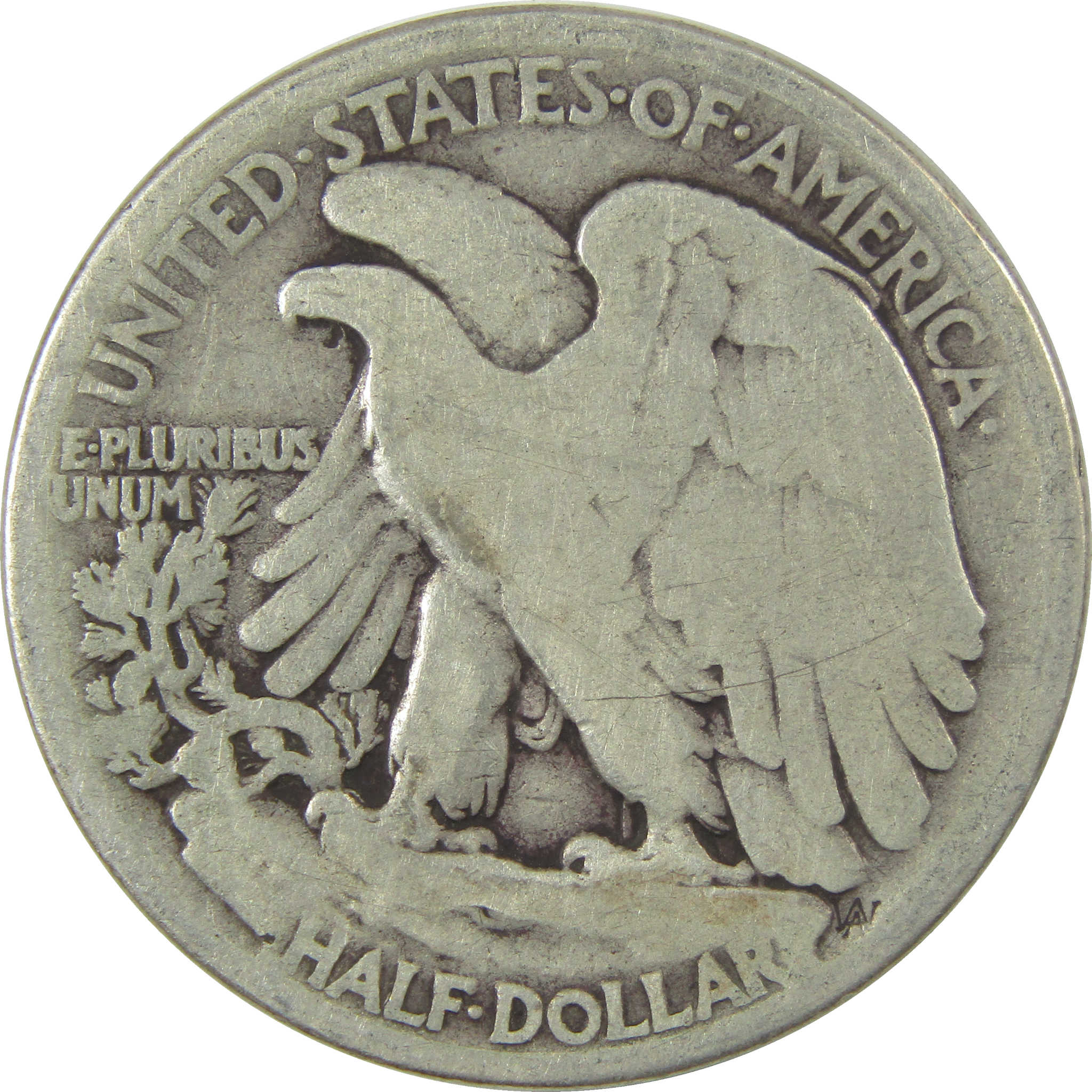 1916 S Liberty Walking Silver Half Dollar G Good 50c Coin SKU:I24101