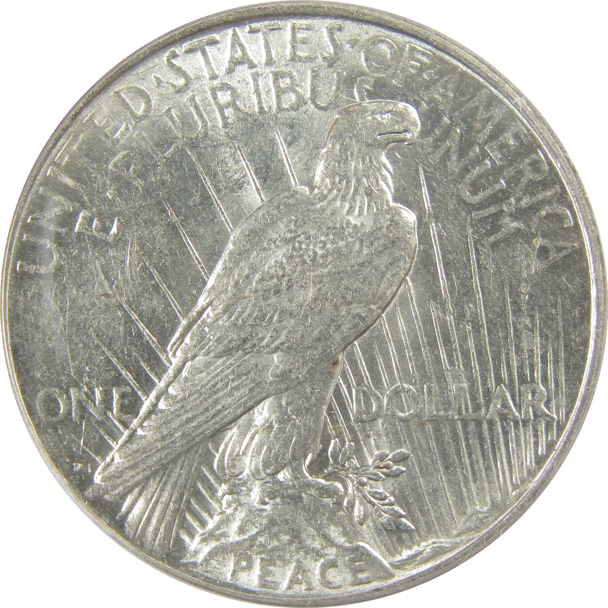 1926 D Peace Dollar AU 58 ANACS Silver $1 Coin SKU:I20438