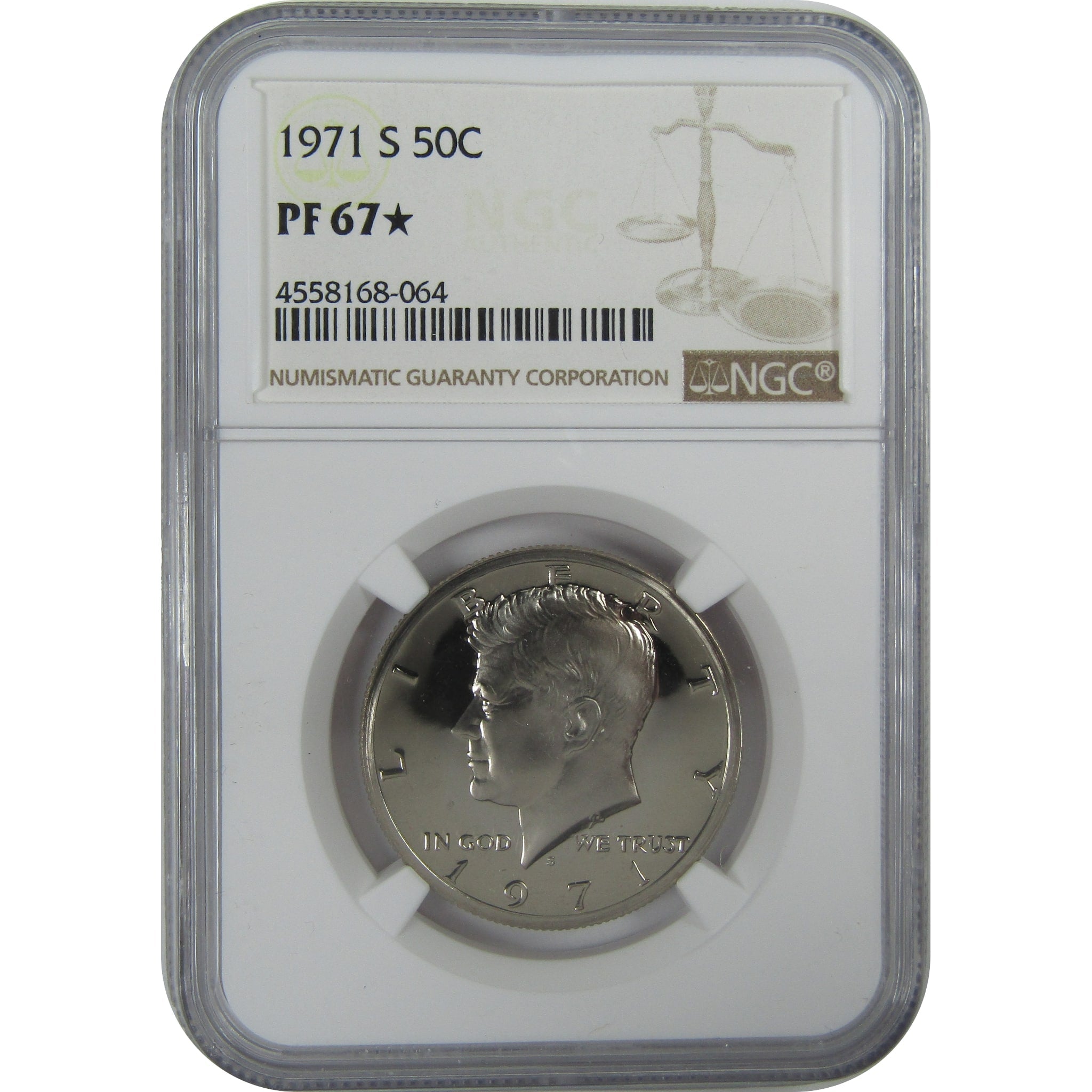 1971 S Kennedy Half Dollar PF 67* NGC Clad 50c Proof Coin SKU:CPC9067