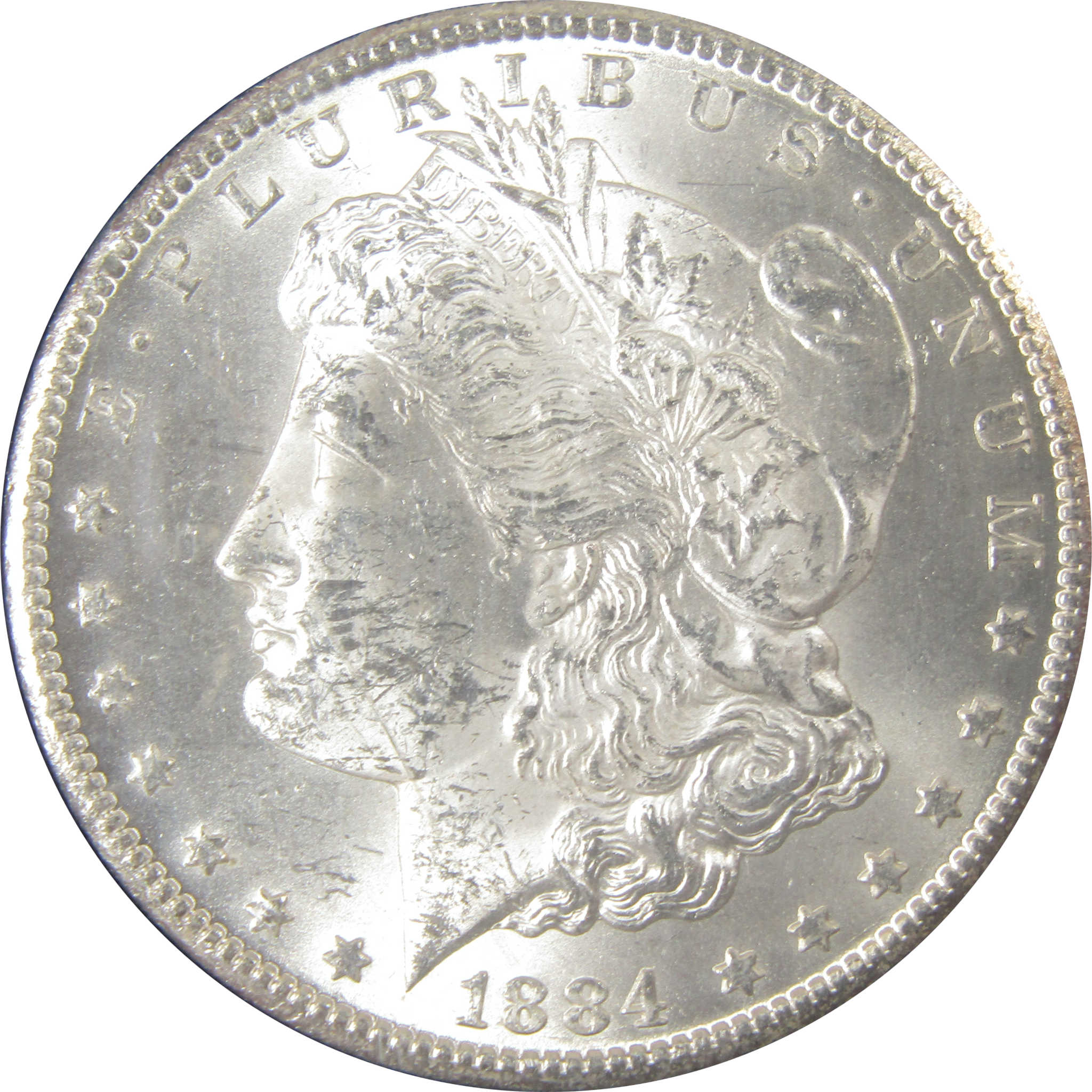 1884 CC GSA Morgan Silver Dollar Uncirculated Mint State SKU:I23528 - Morgan coin - Morgan silver dollar - Morgan silver dollar for sale - Profile Coins &amp; Collectibles