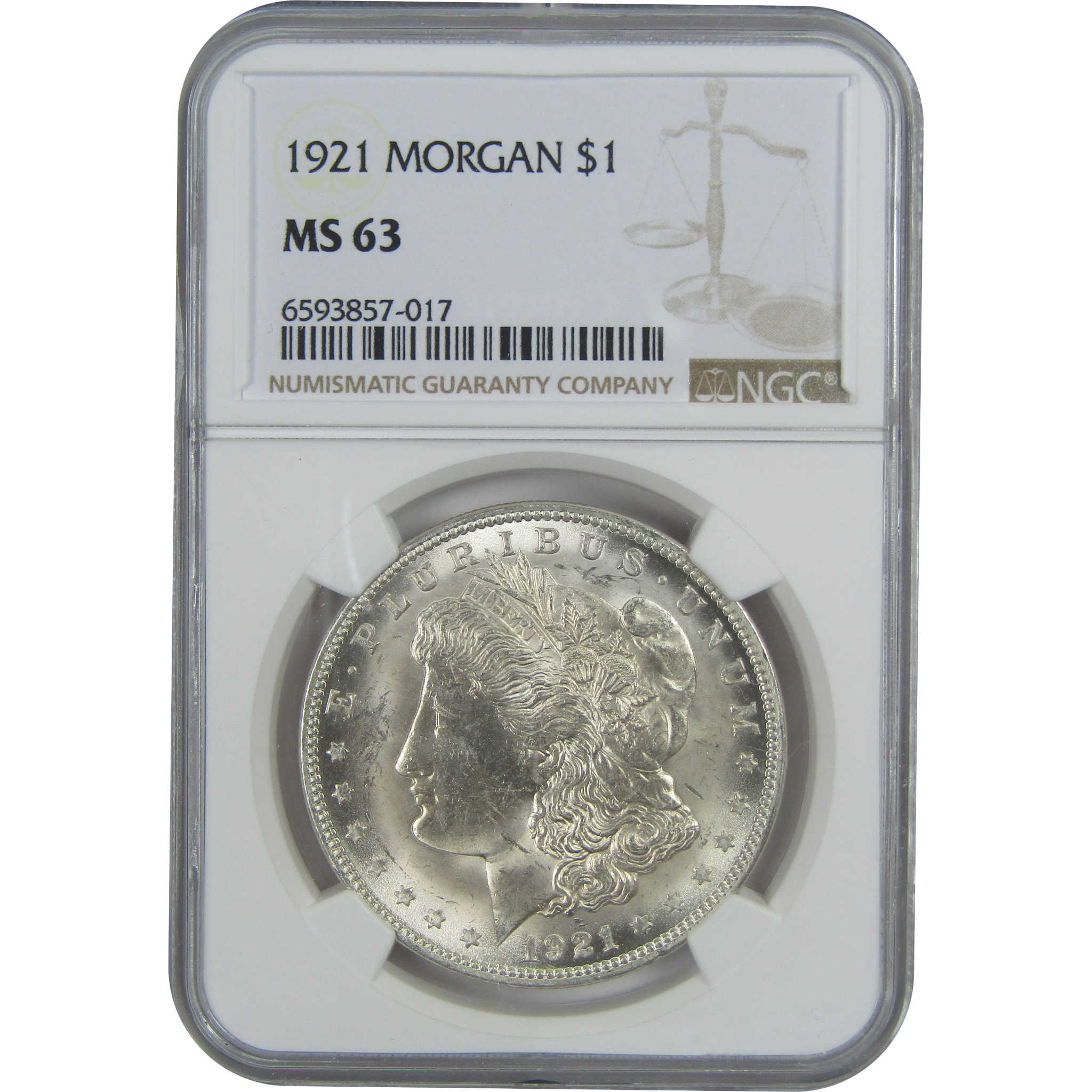 1921 Morgan Dollar MS 63 NGC Silver $1 Uncirculated Coin SKU:I15708 - Morgan coin - Morgan silver dollar - Morgan silver dollar for sale - Profile Coins &amp; Collectibles