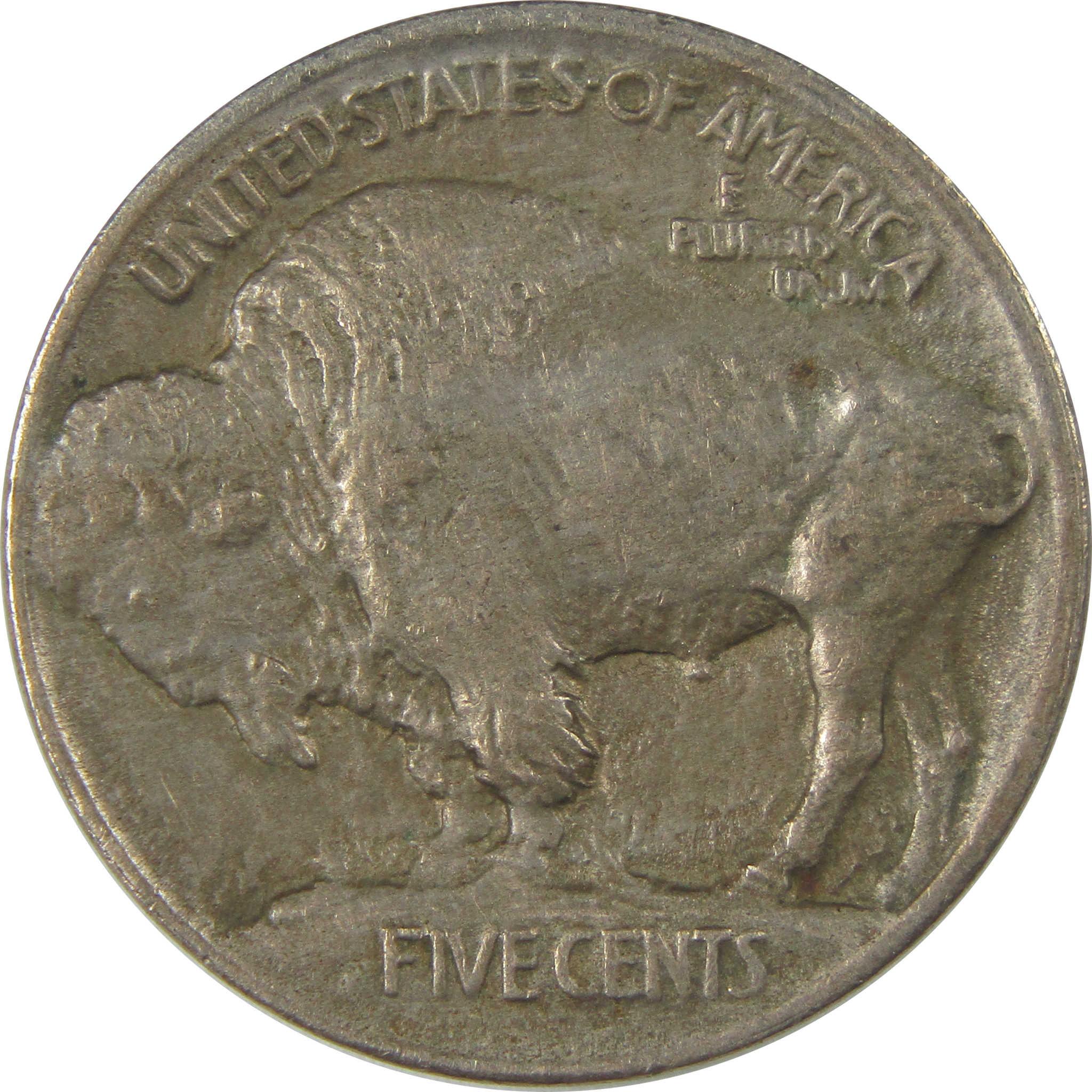 1913 Type 1 Indian Head Buffalo 5c XF EF Extremely Fine 5c SKU:I24004