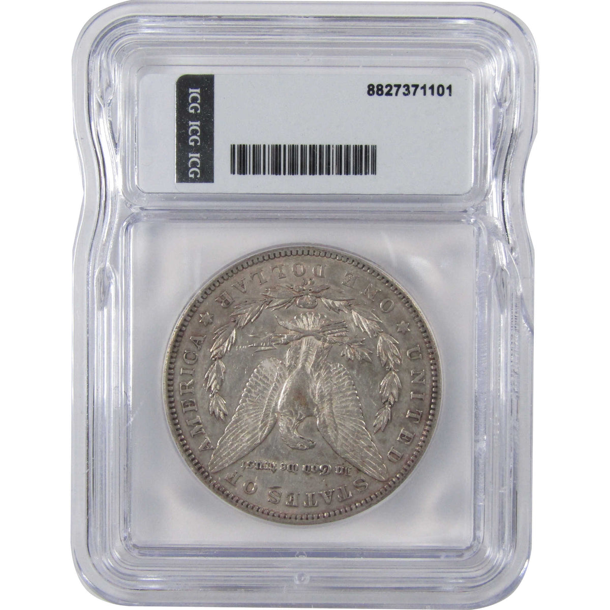 1890 CC Morgan Silver Dollar EF 45 ICG $1 Coin Collectible SKU:I29124