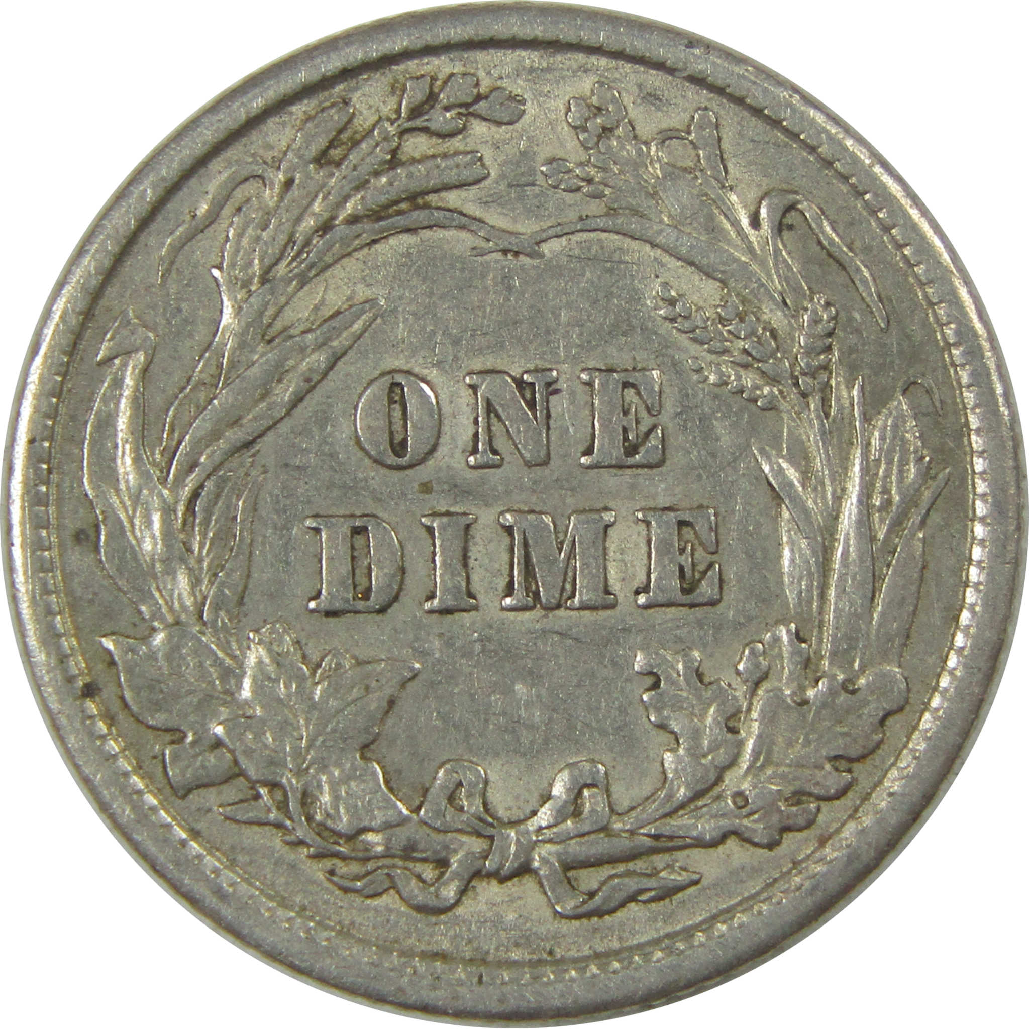 1910 Barber Dime XF EF Extremely Fine Details Silver Toned SKU:I20663