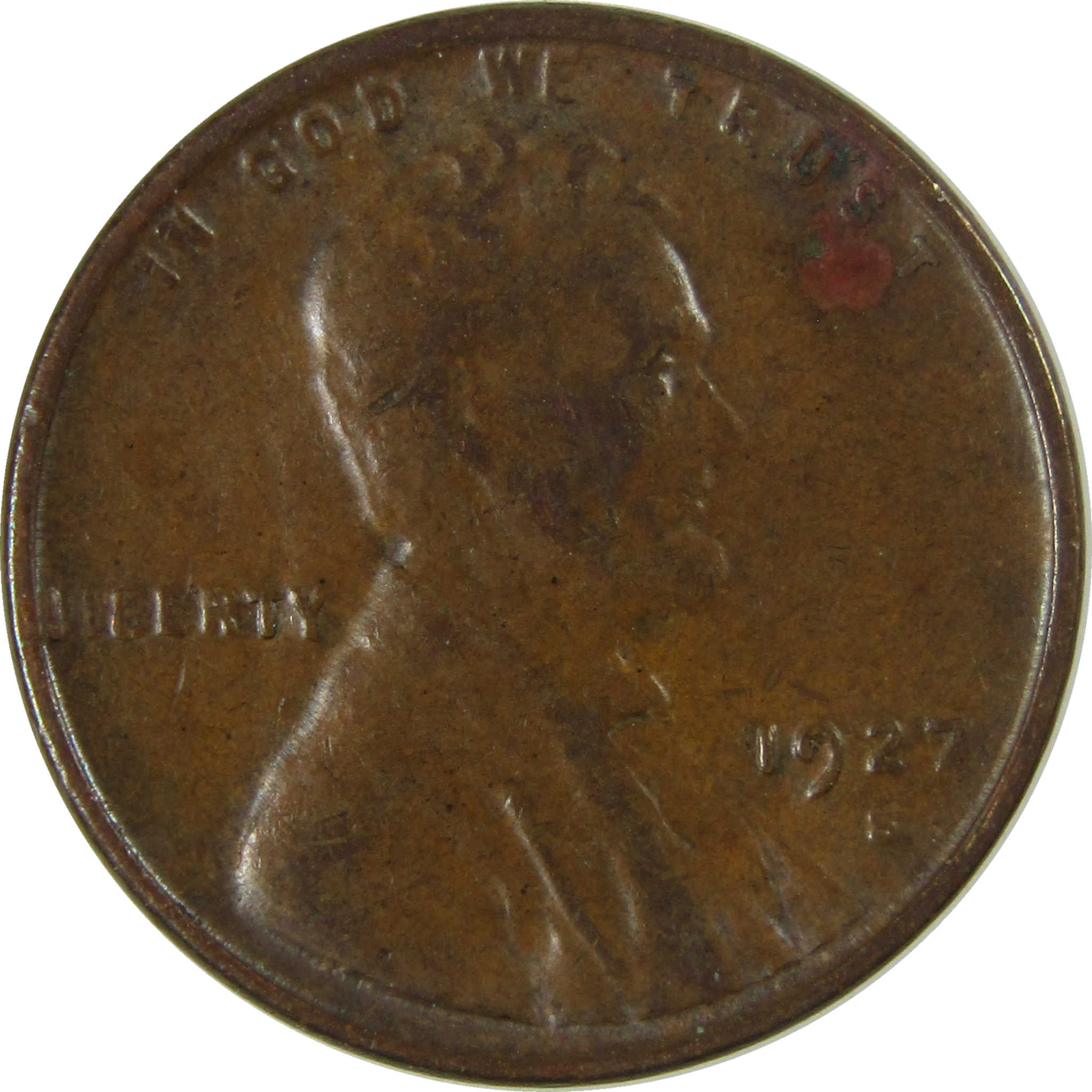 1927 S Lincoln Wheat Cent VF Very Fine Penny 1c Coin SKU:I26685