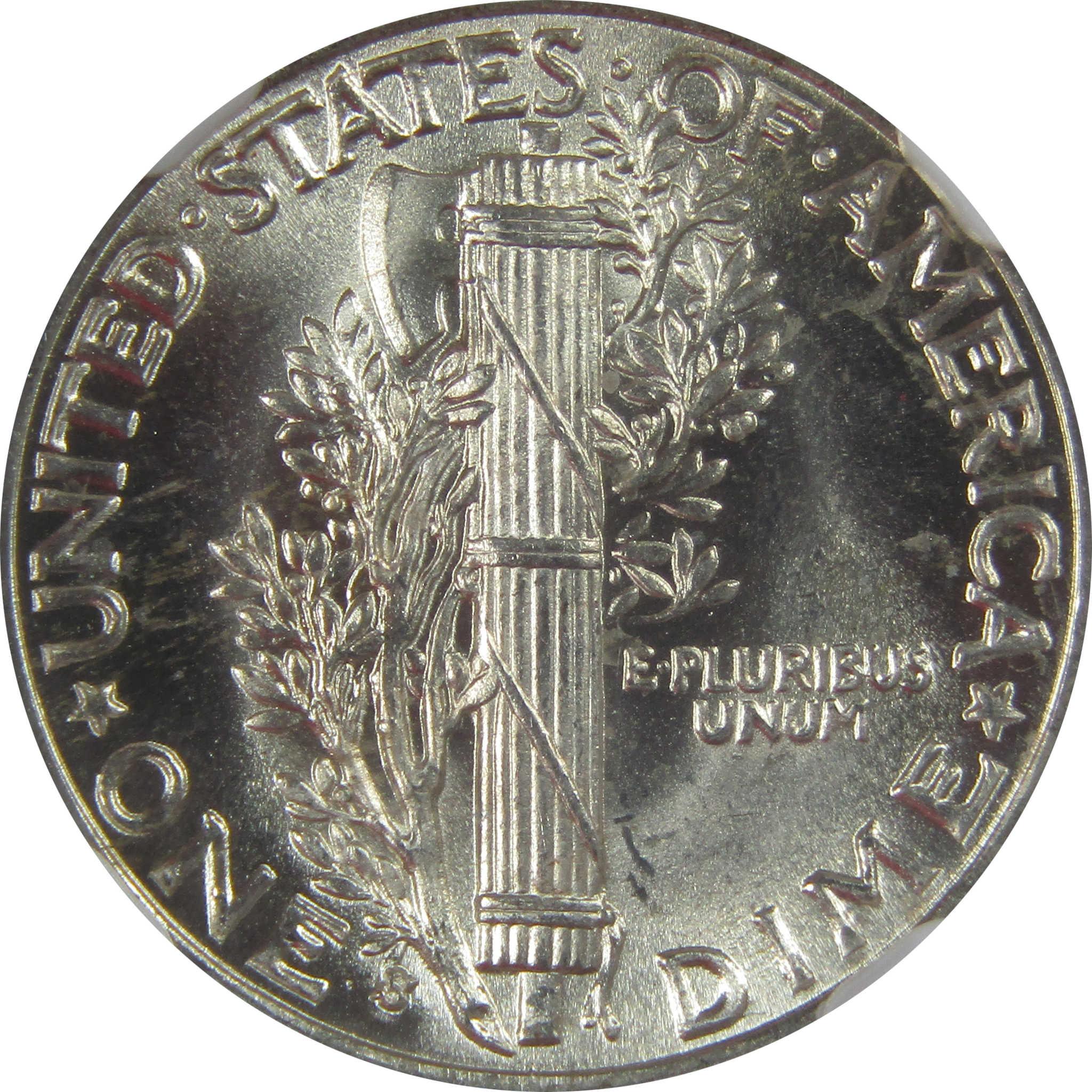 1937 S Mercury Dime MS 65 FB NGC Silver Uncirculated SKU:I23216