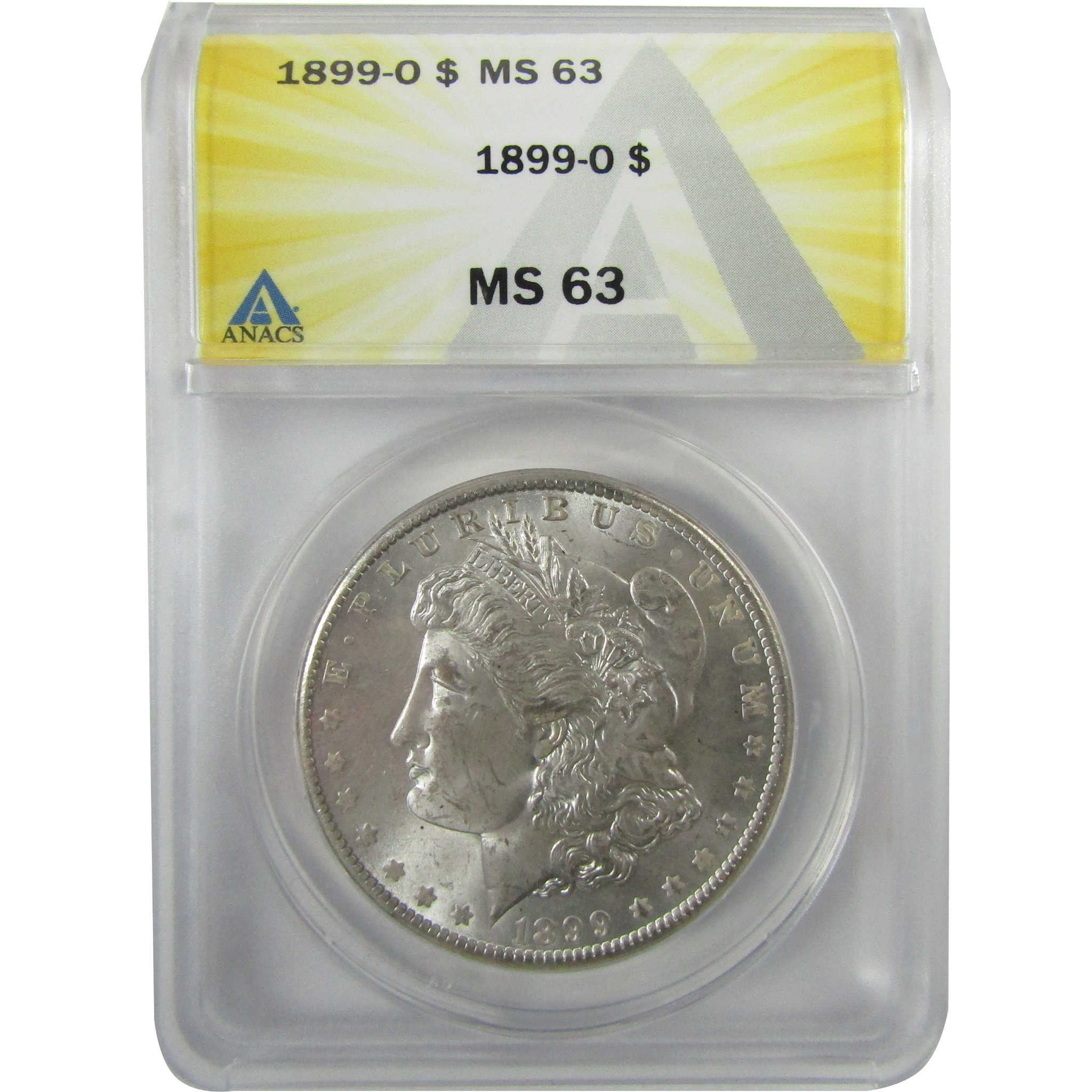 1899 O Morgan Silver Dollar MS 63 ANACS Uncirculated SKU:I28053