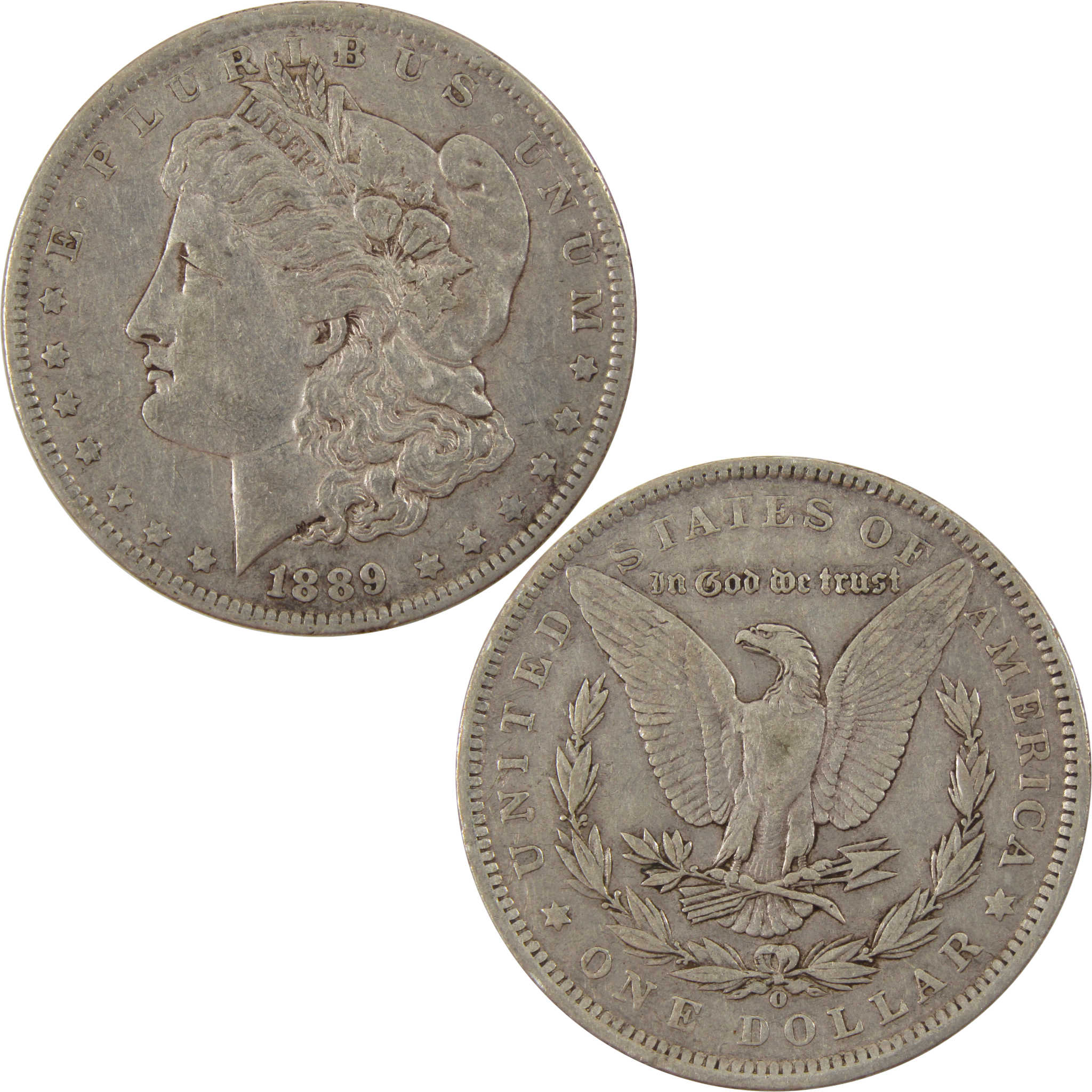 1889 O Morgan Dollar VF Very Fine 90% Silver $1 Coin SKU:I8009 - Morgan coin - Morgan silver dollar - Morgan silver dollar for sale - Profile Coins &amp; Collectibles