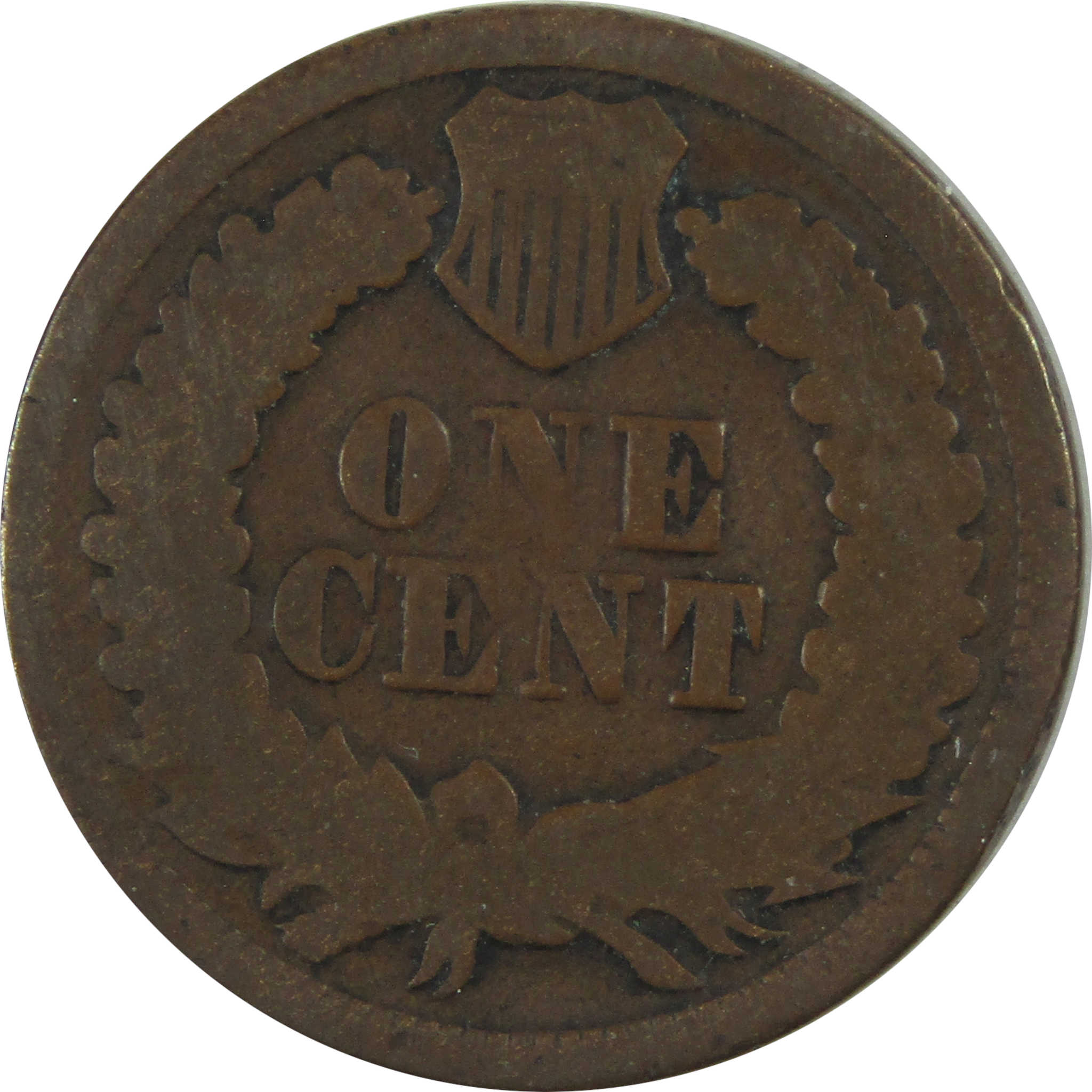 1869 Indian Head Cent G Good Penny 1c Coin SKU:I16565