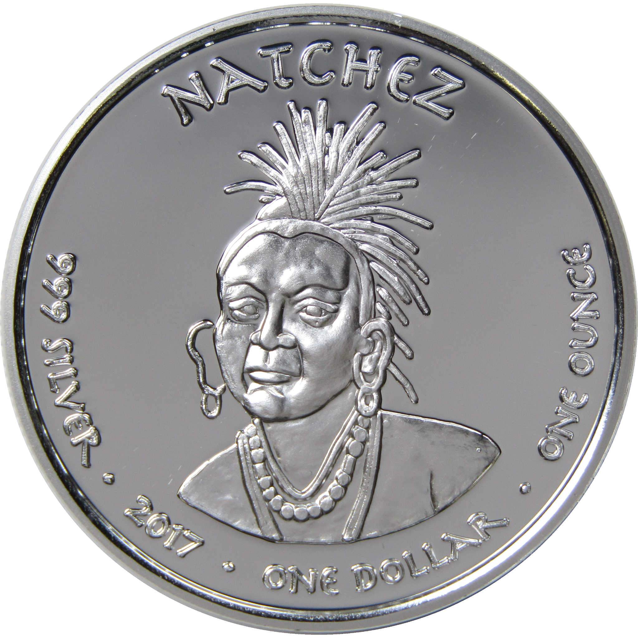 2017 Native American Jamul Natchez Black Bear 1 oz Silver Proof