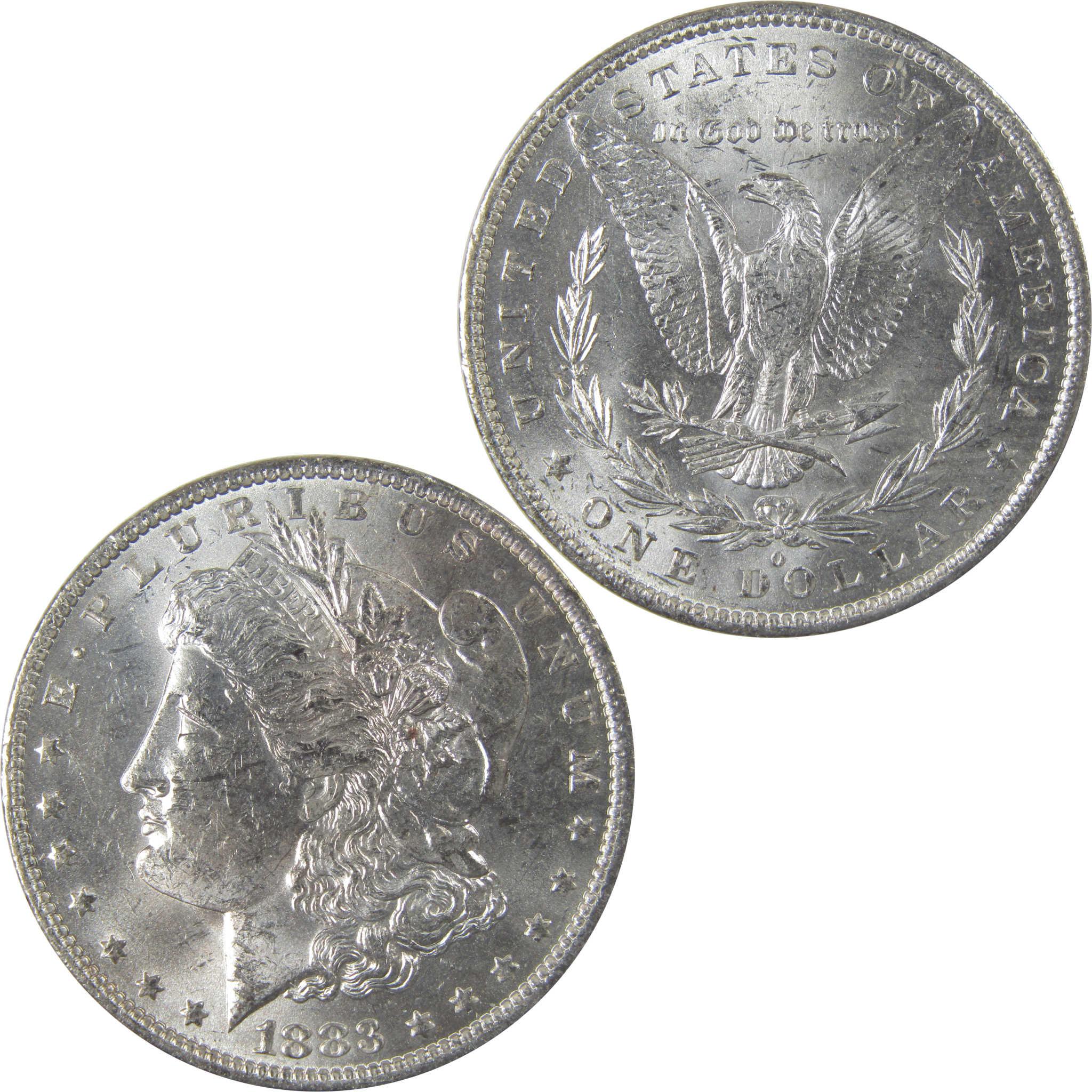 1883 O Morgan Silver Dollar Uncirculated Mint State Toned SKU:I24873