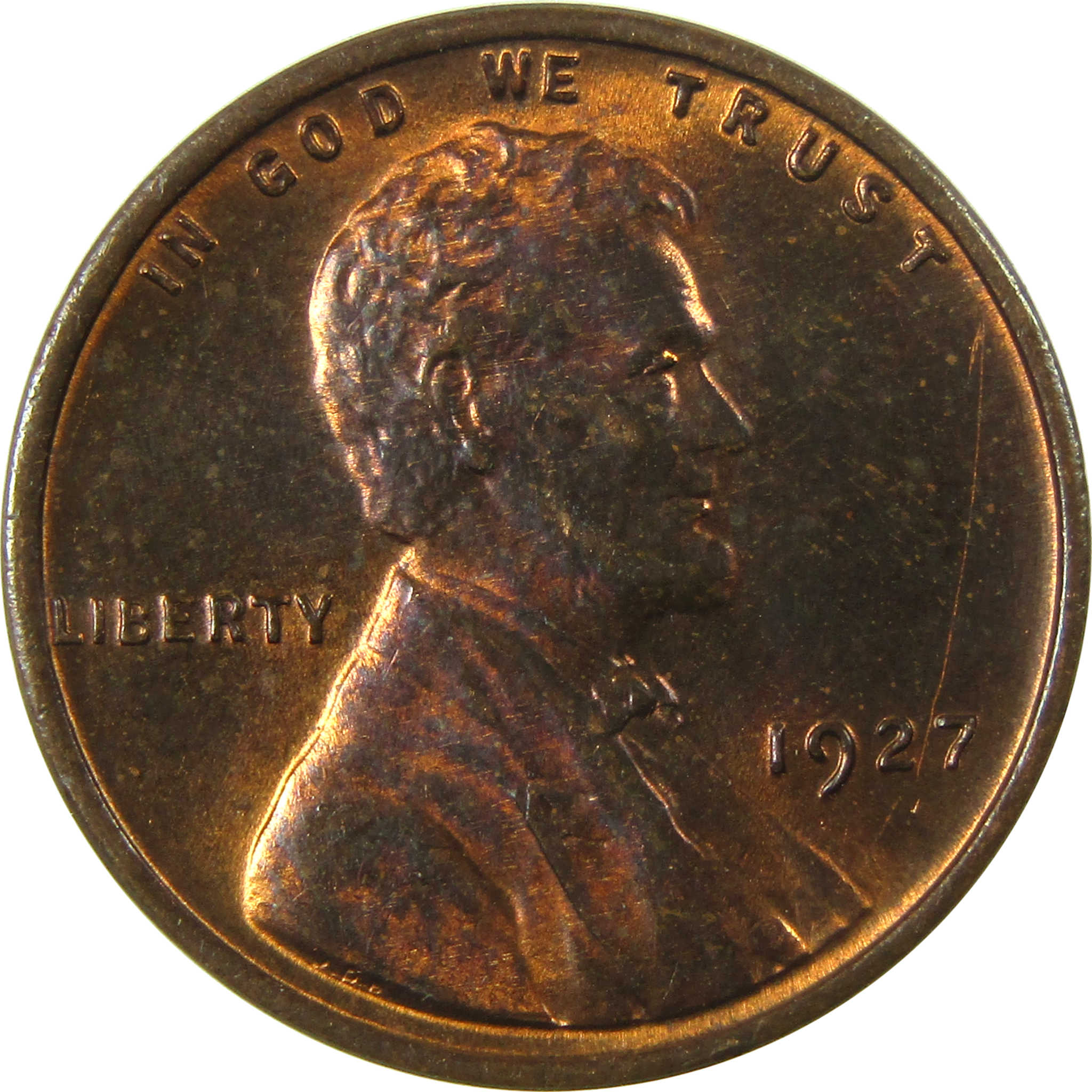 1927 Lincoln Wheat Cent AU About Uncirculated Penny 1c Coin SKU:I26036